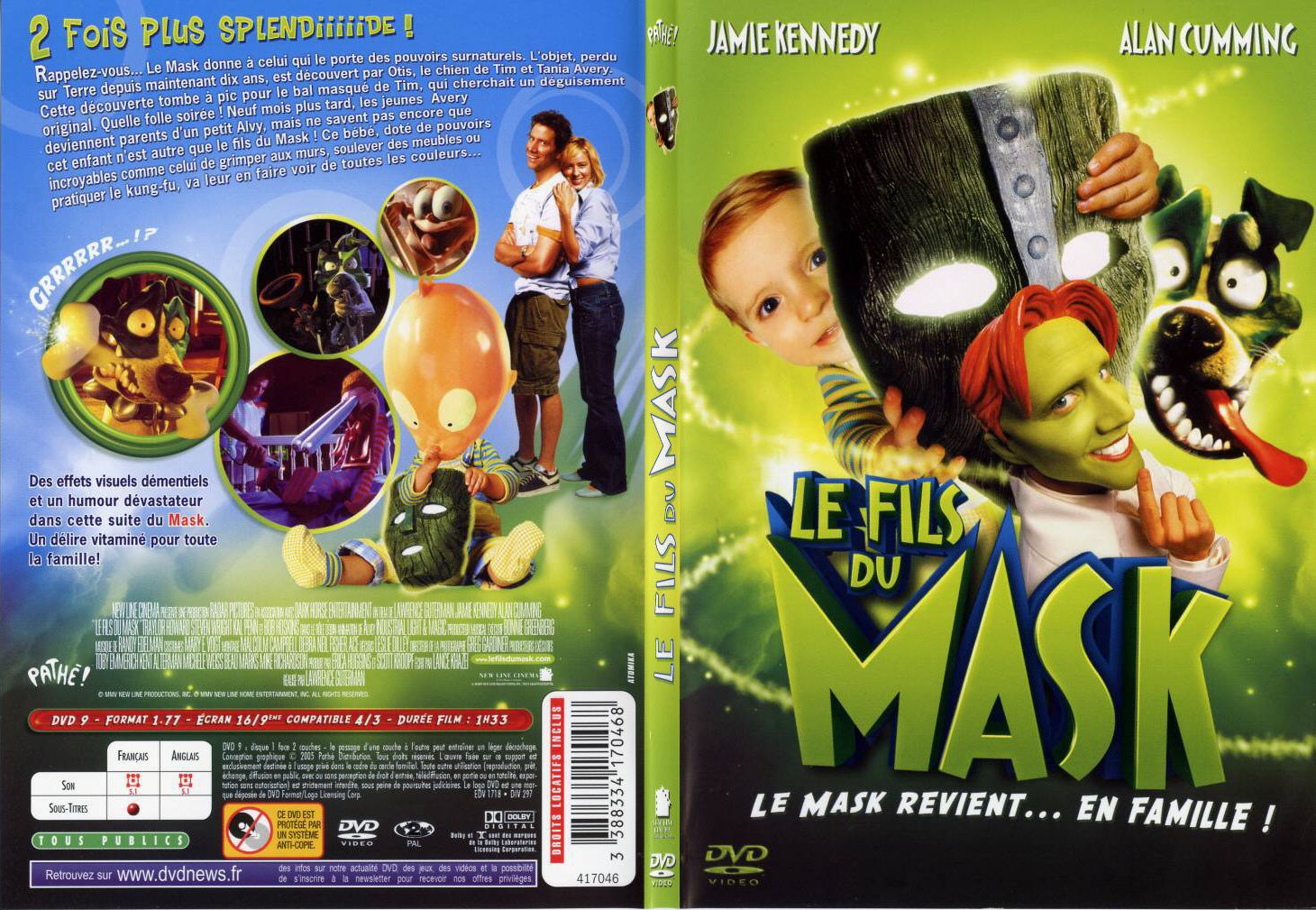 Jaquette DVD Le fils du mask - SLIM