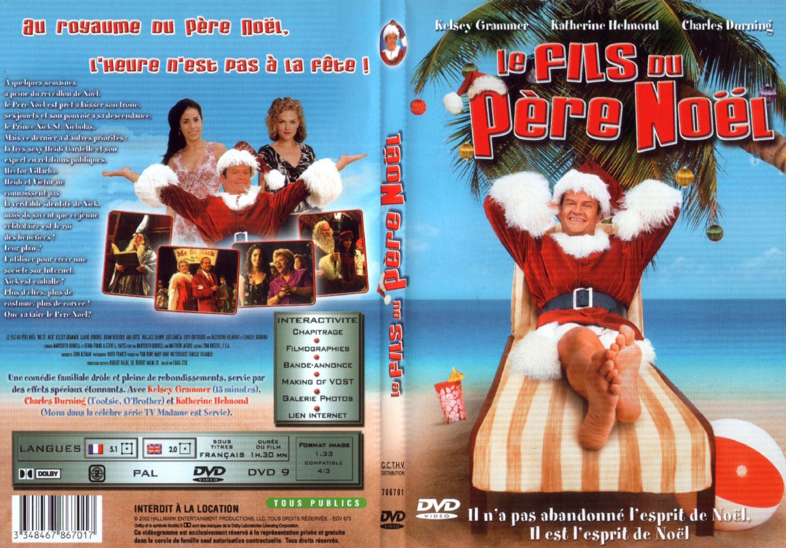 Jaquette DVD Le fils du pere noel - SLIM