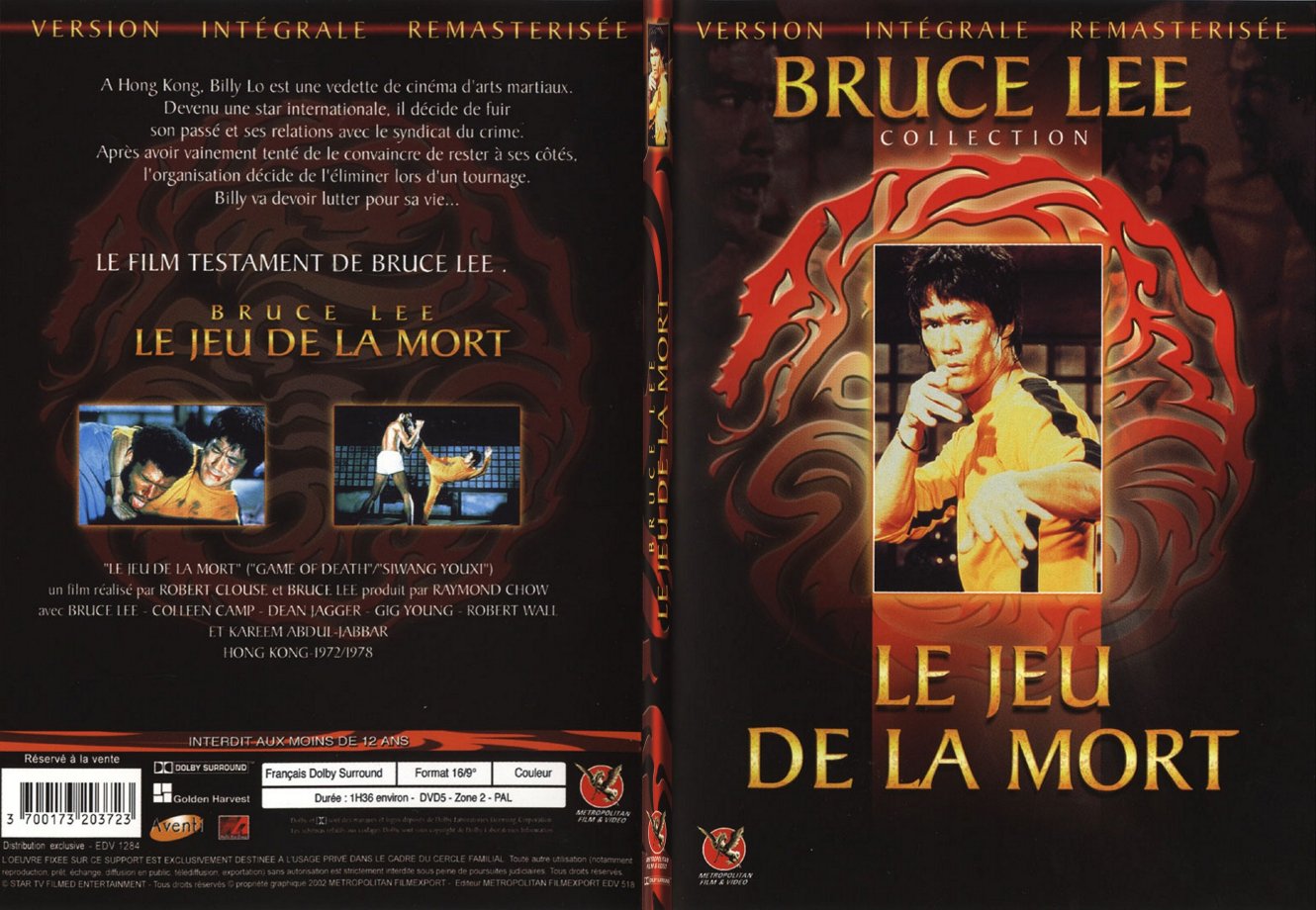 Jaquette DVD Le jeu de la mort - SLIM