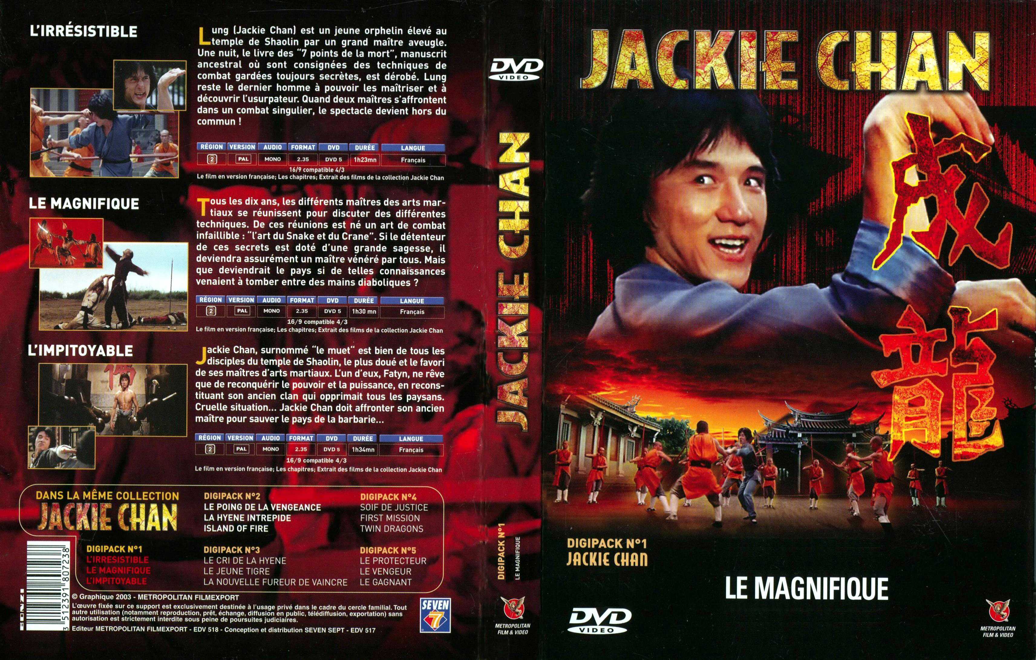 Jaquette DVD Le magnifique