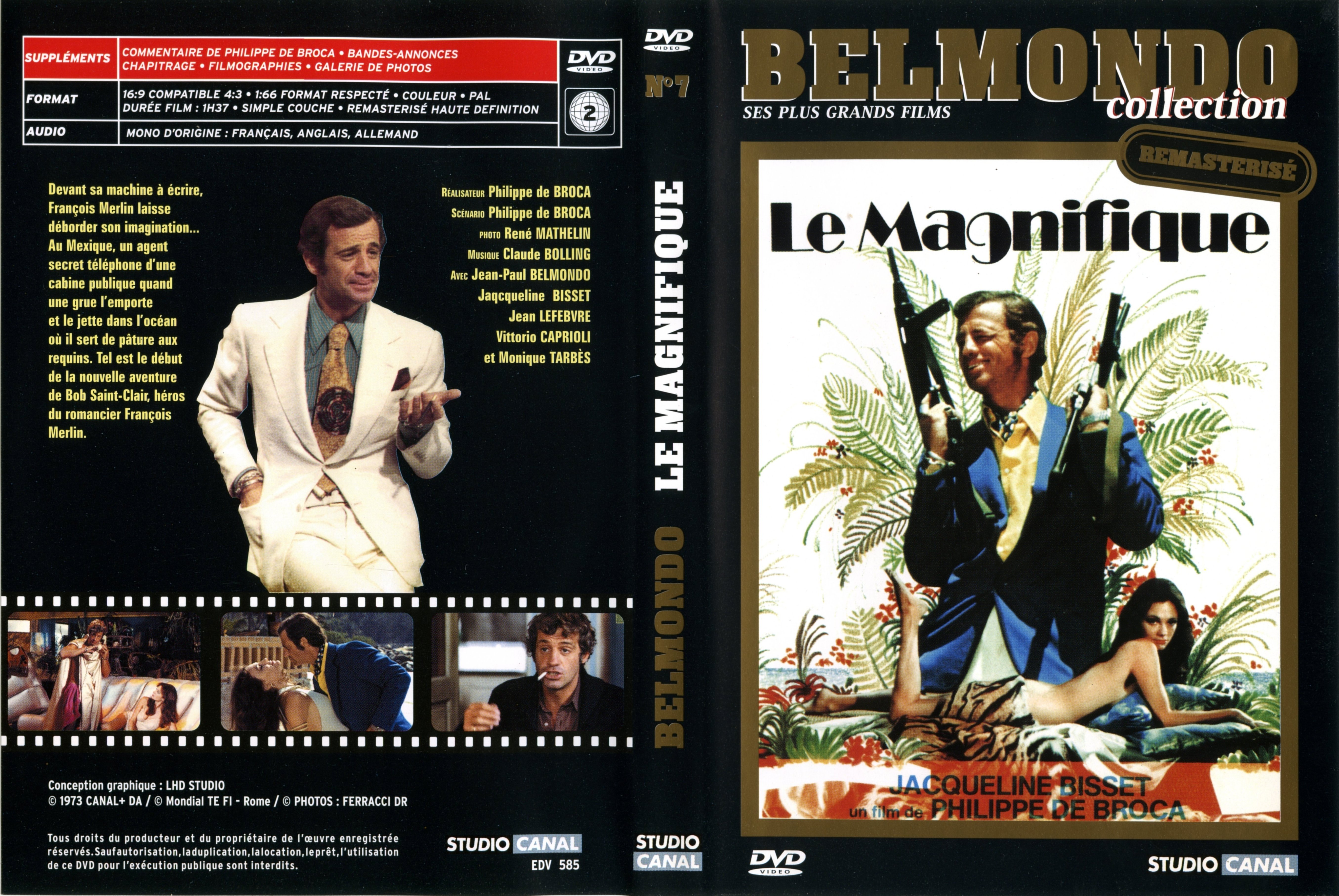 Jaquette DVD Le magnifique (Belmondo)