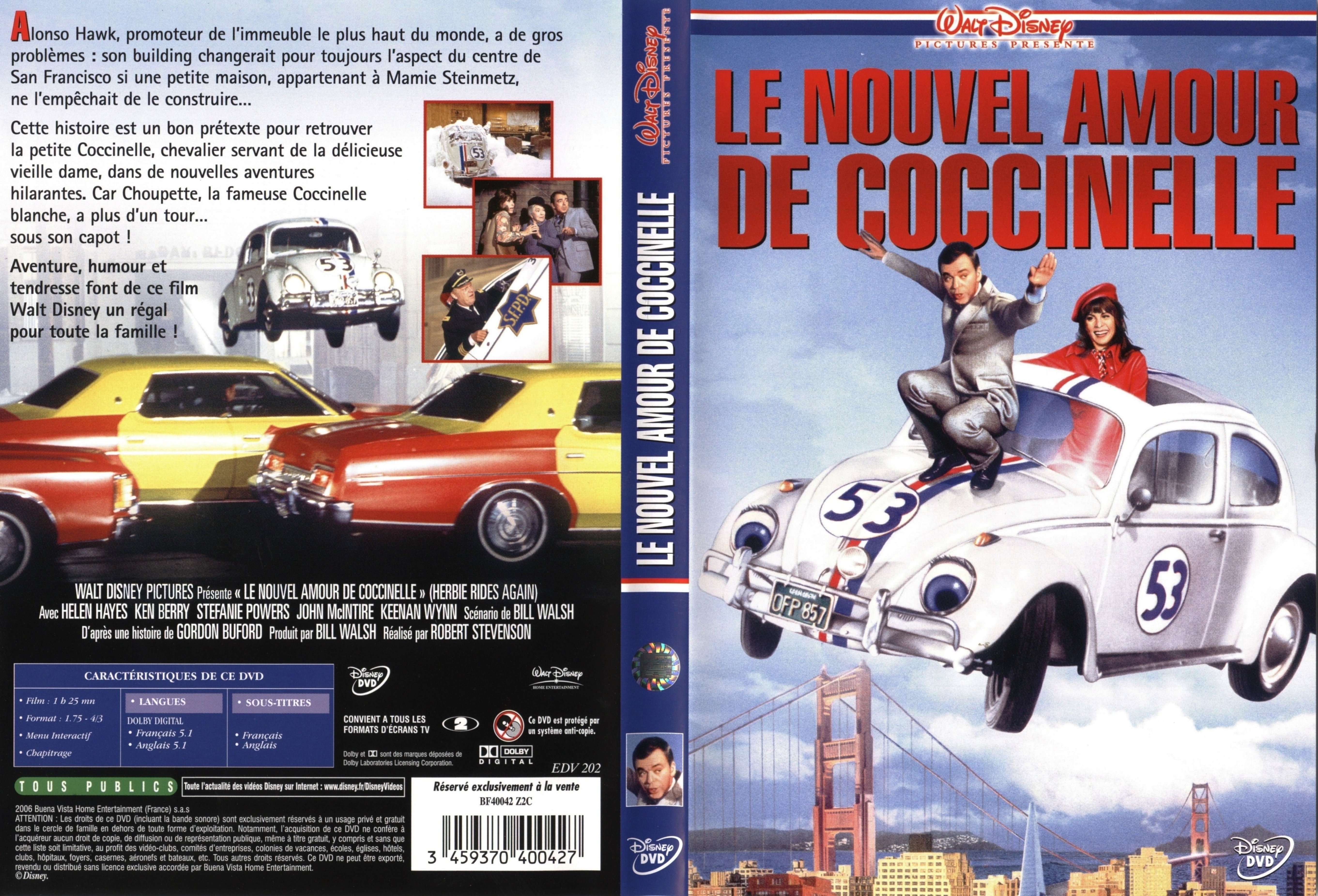 Jaquette DVD Le nouvel amour de coccinelle
