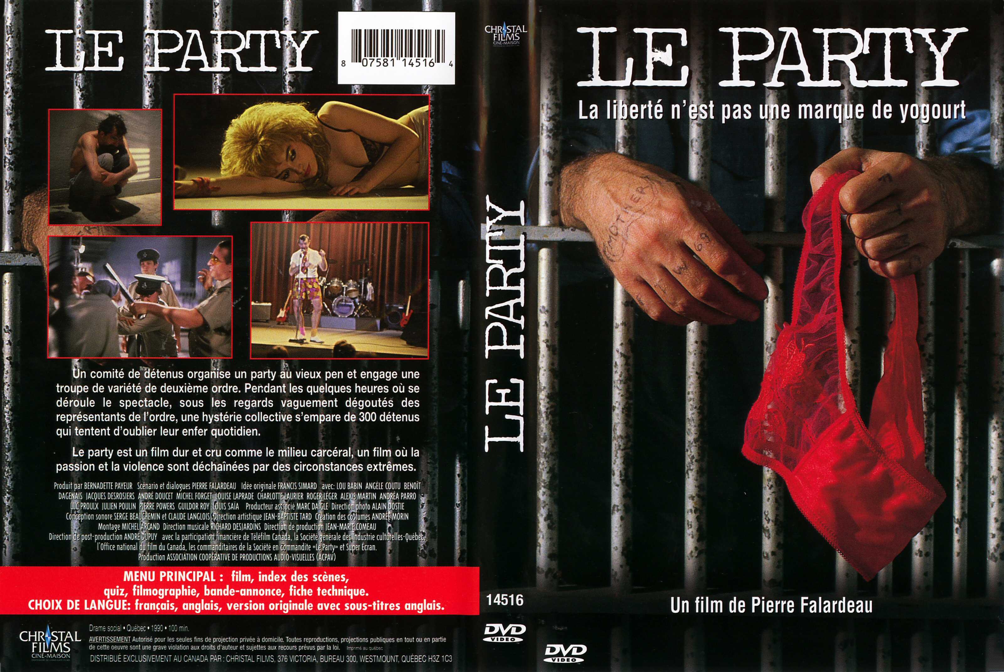 Jaquette DVD Le party