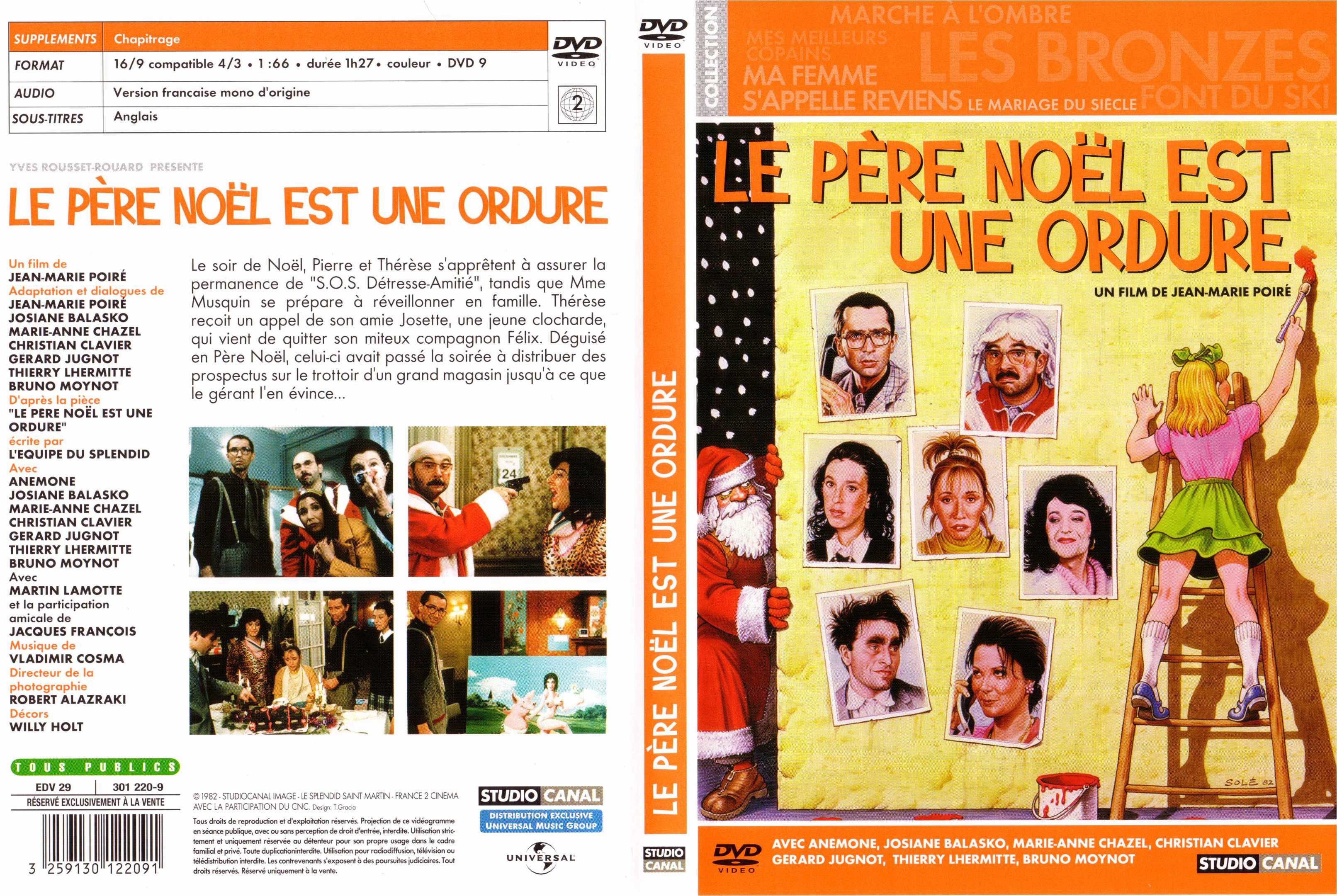 Jaquette DVD Le pre nol est une ordure