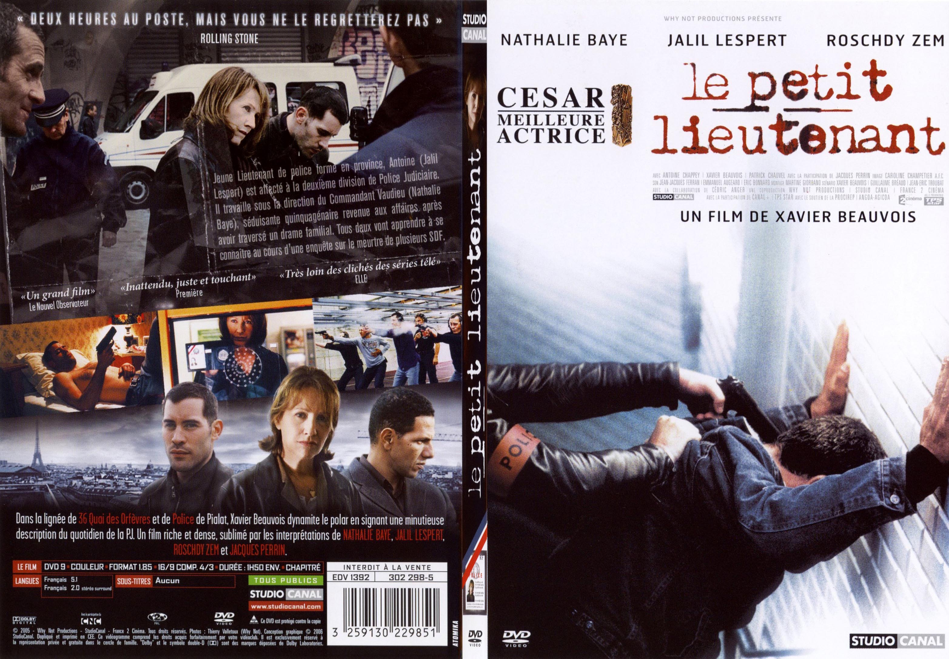 Jaquette DVD Le petit Lieutenant - SLIM