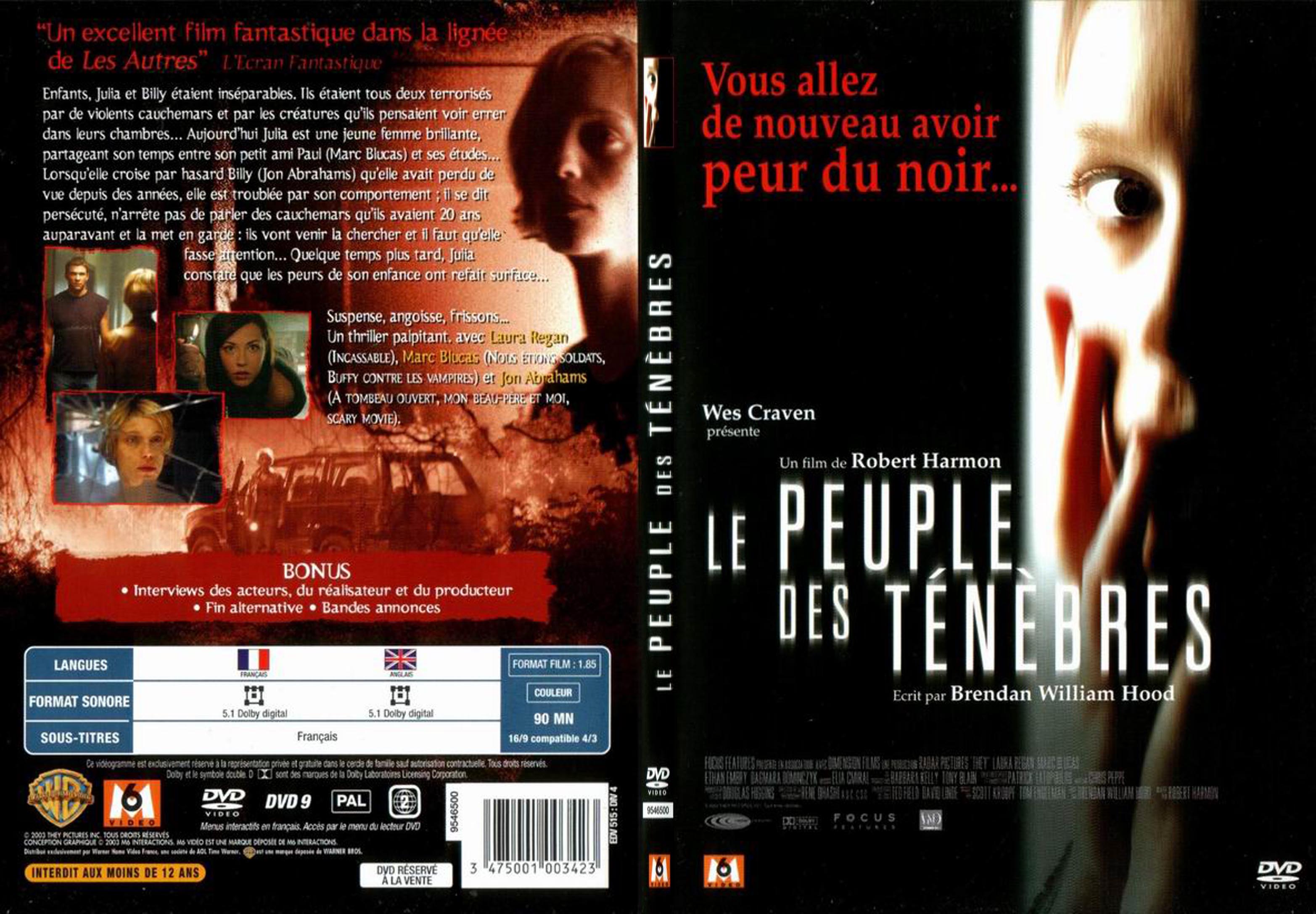 Jaquette DVD Le peuple des tnbres - SLIM