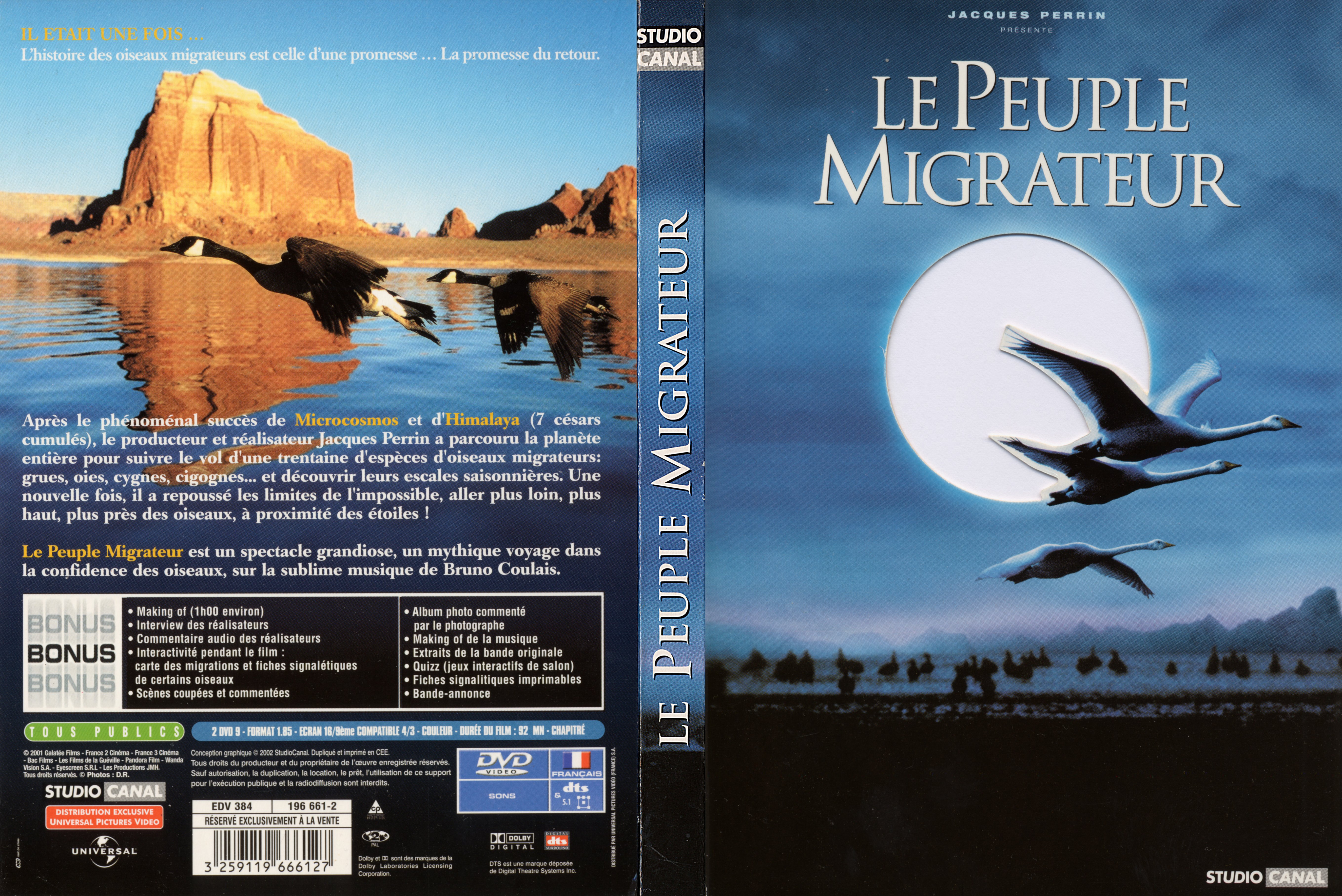Jaquette DVD Le peuple migrateur