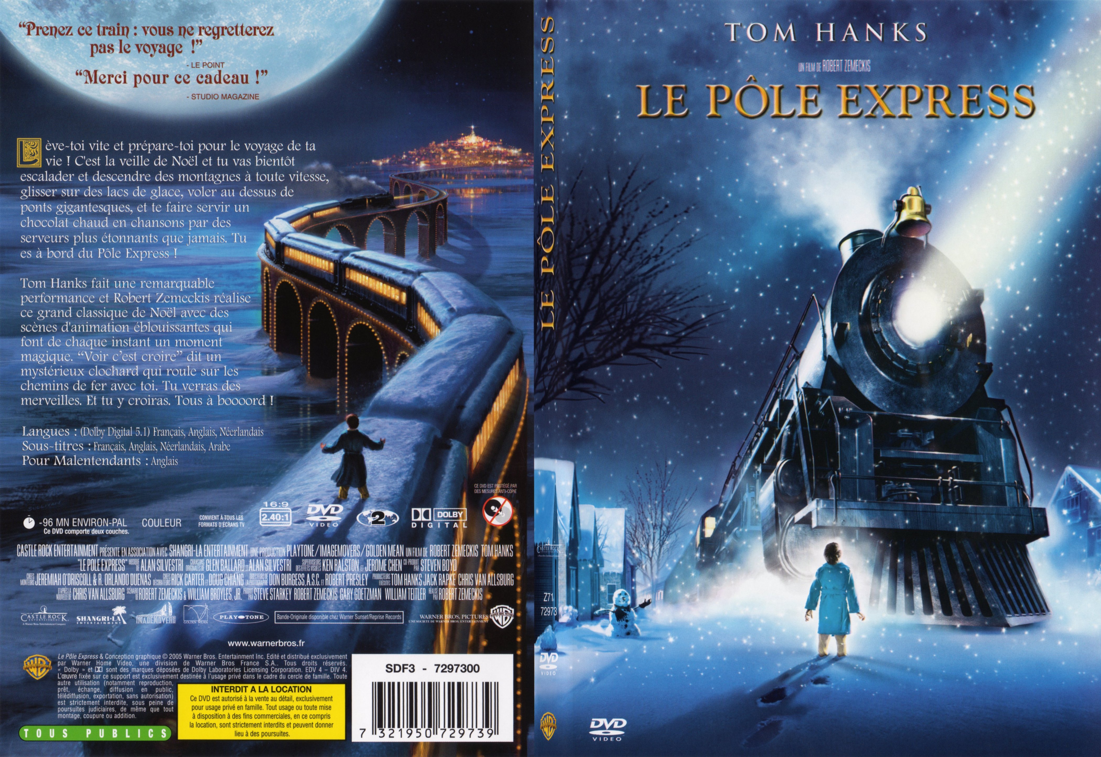 Jaquette DVD Le pole express - SLIM