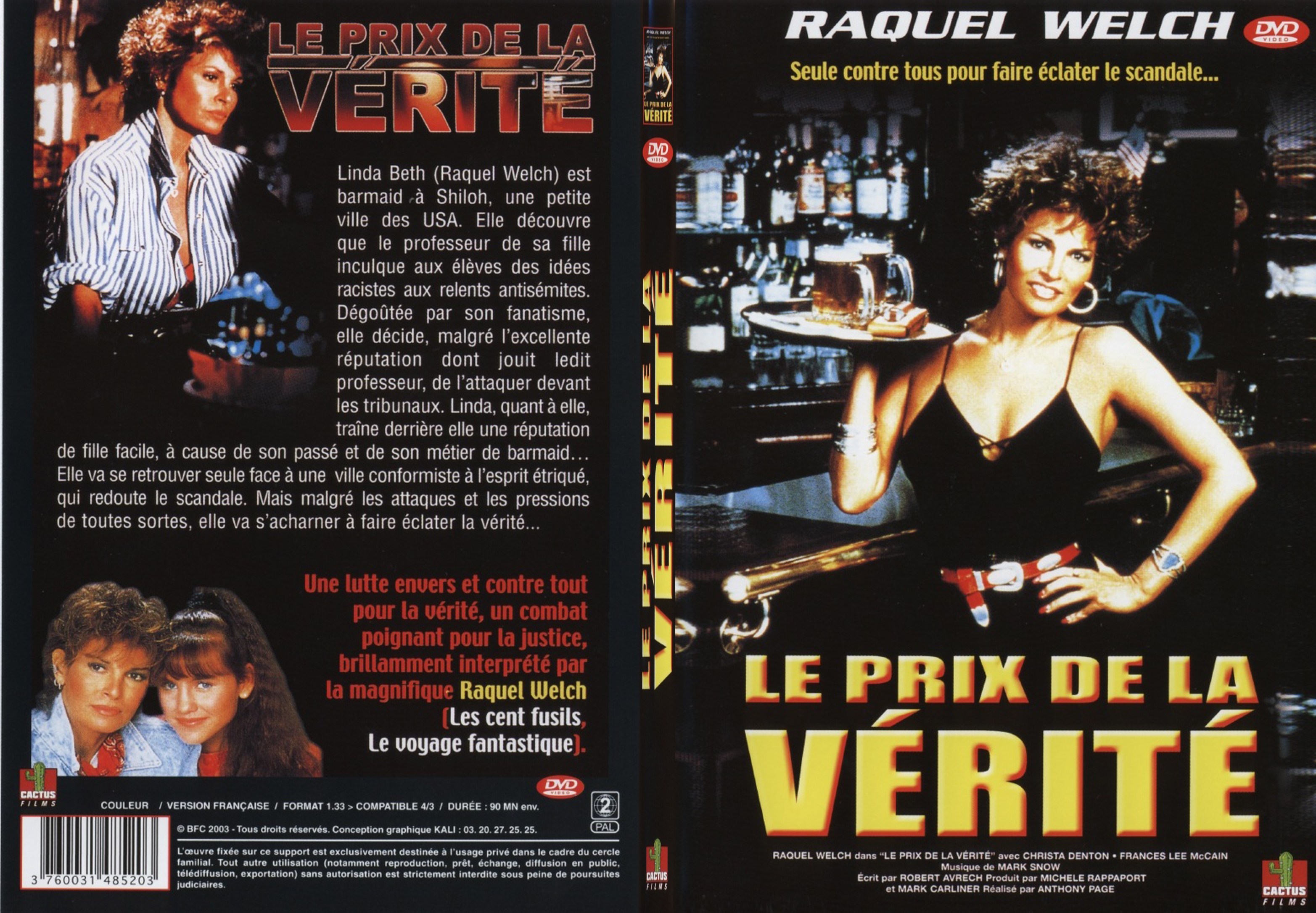 Jaquette DVD Le prix de la vrit - SLIM