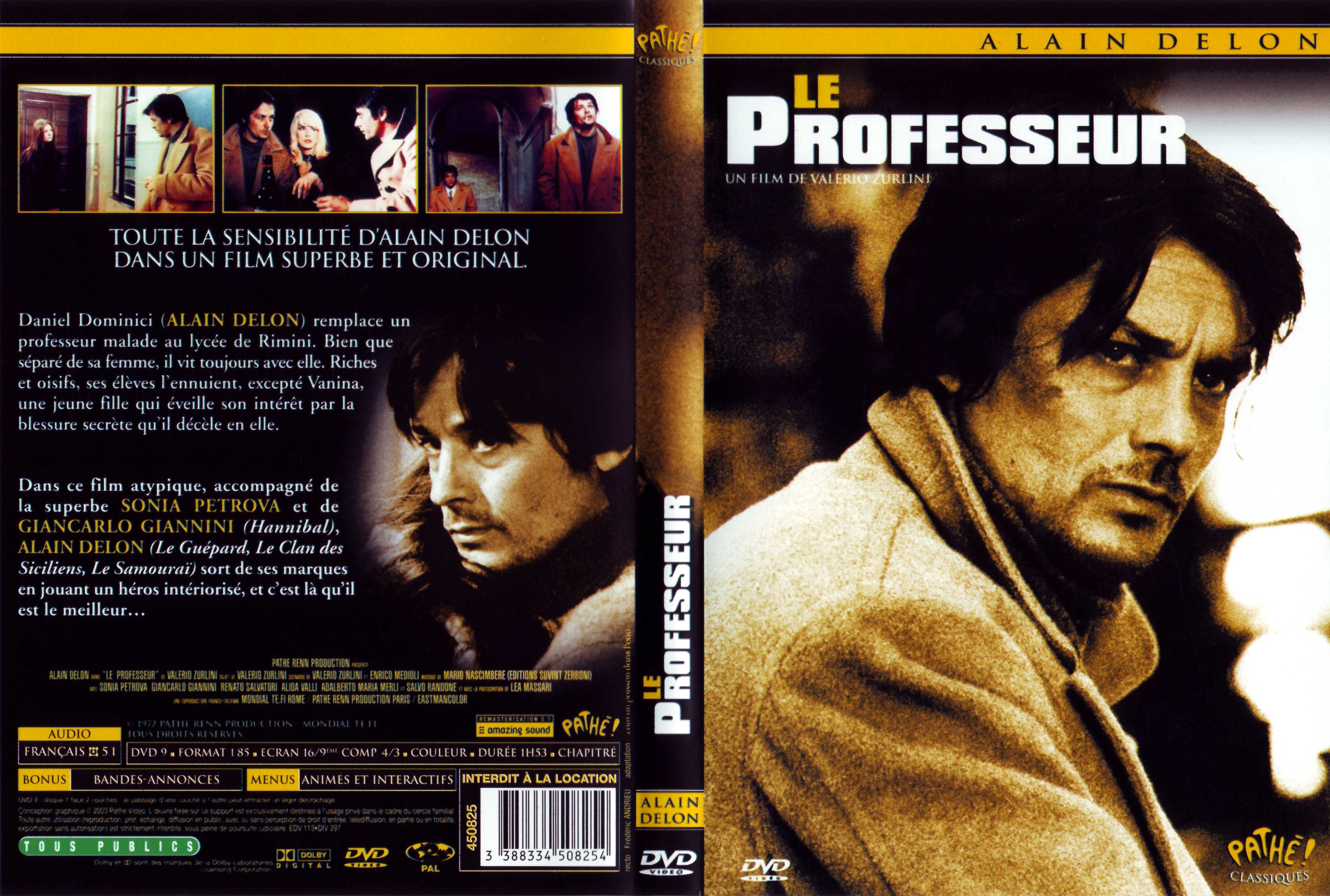 Jaquette DVD Le professeur