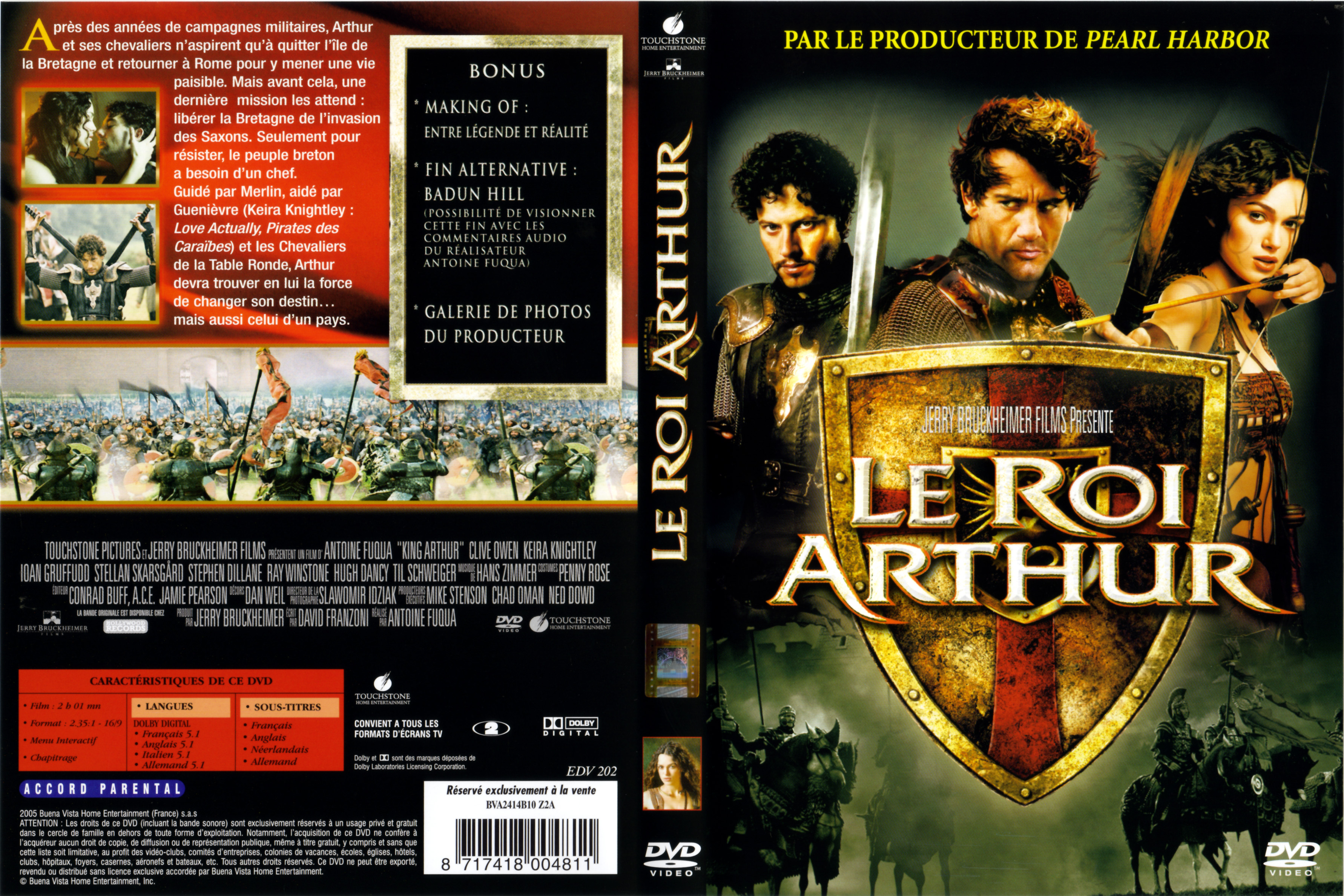 Jaquette DVD Le roi Arthur