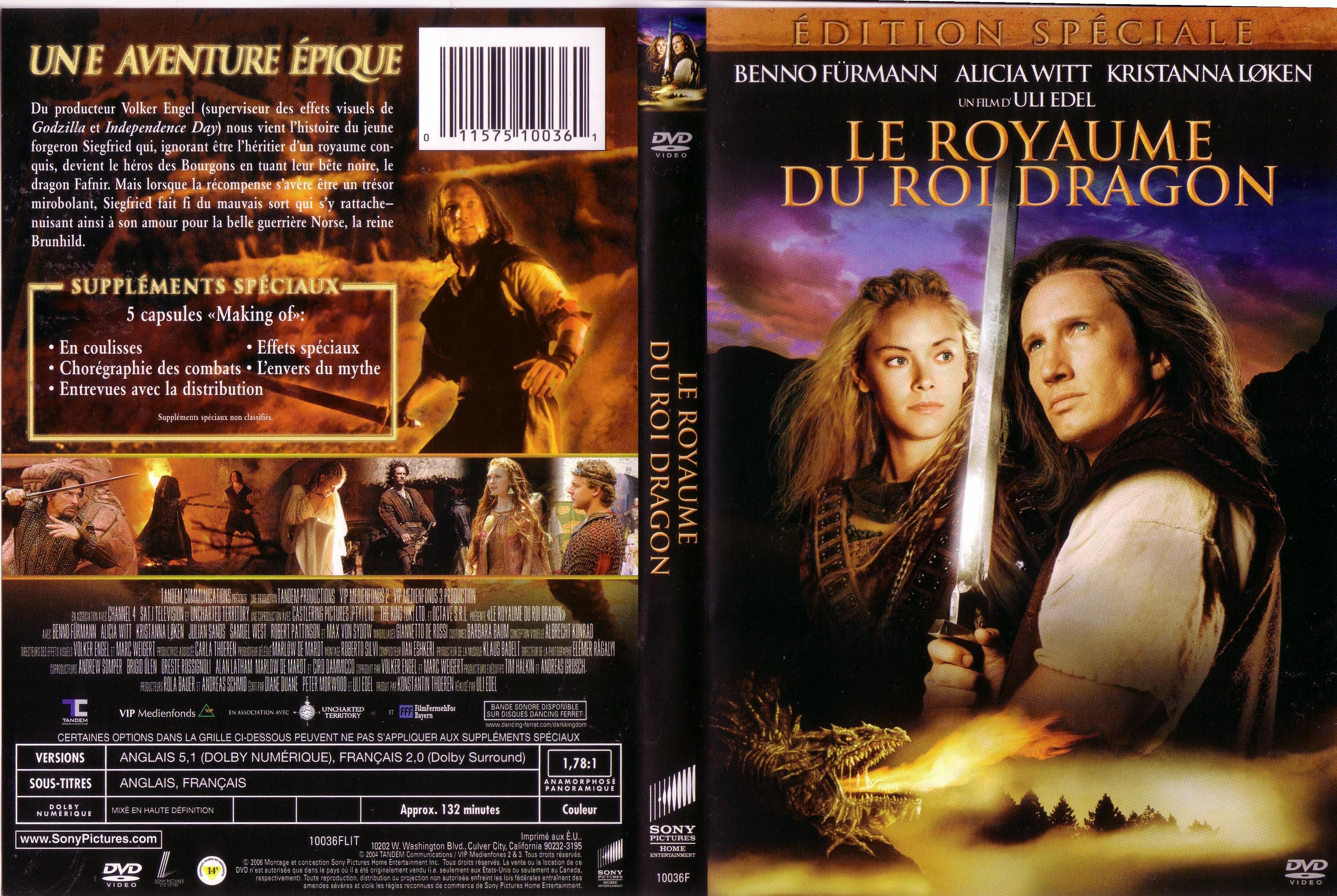 Jaquette DVD Le royaume du roi dragon