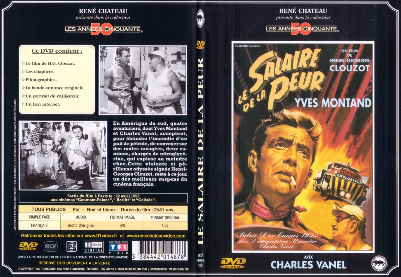 Jaquette DVD Le salaire de la peur - SLIM