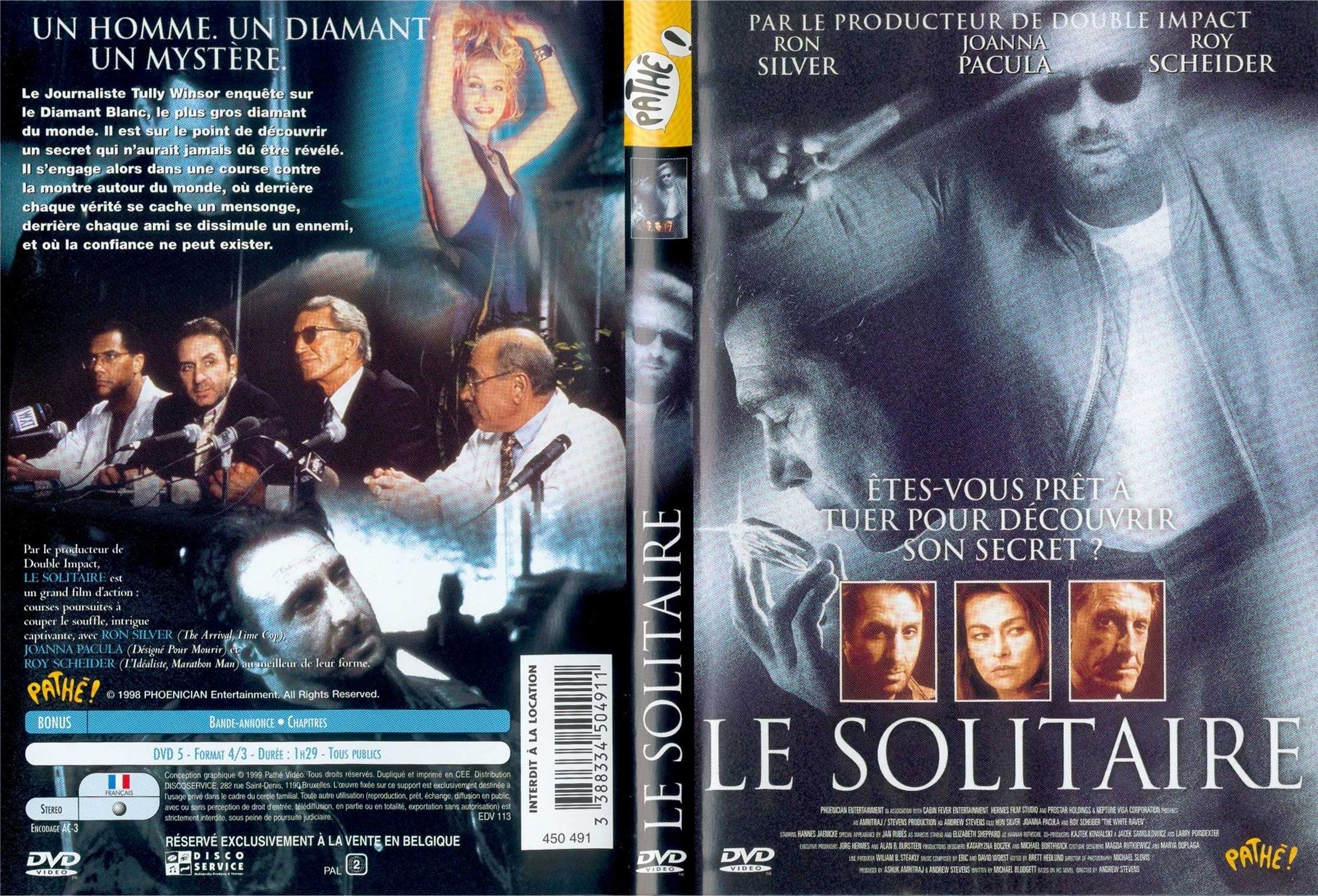 Jaquette DVD Le solitaire