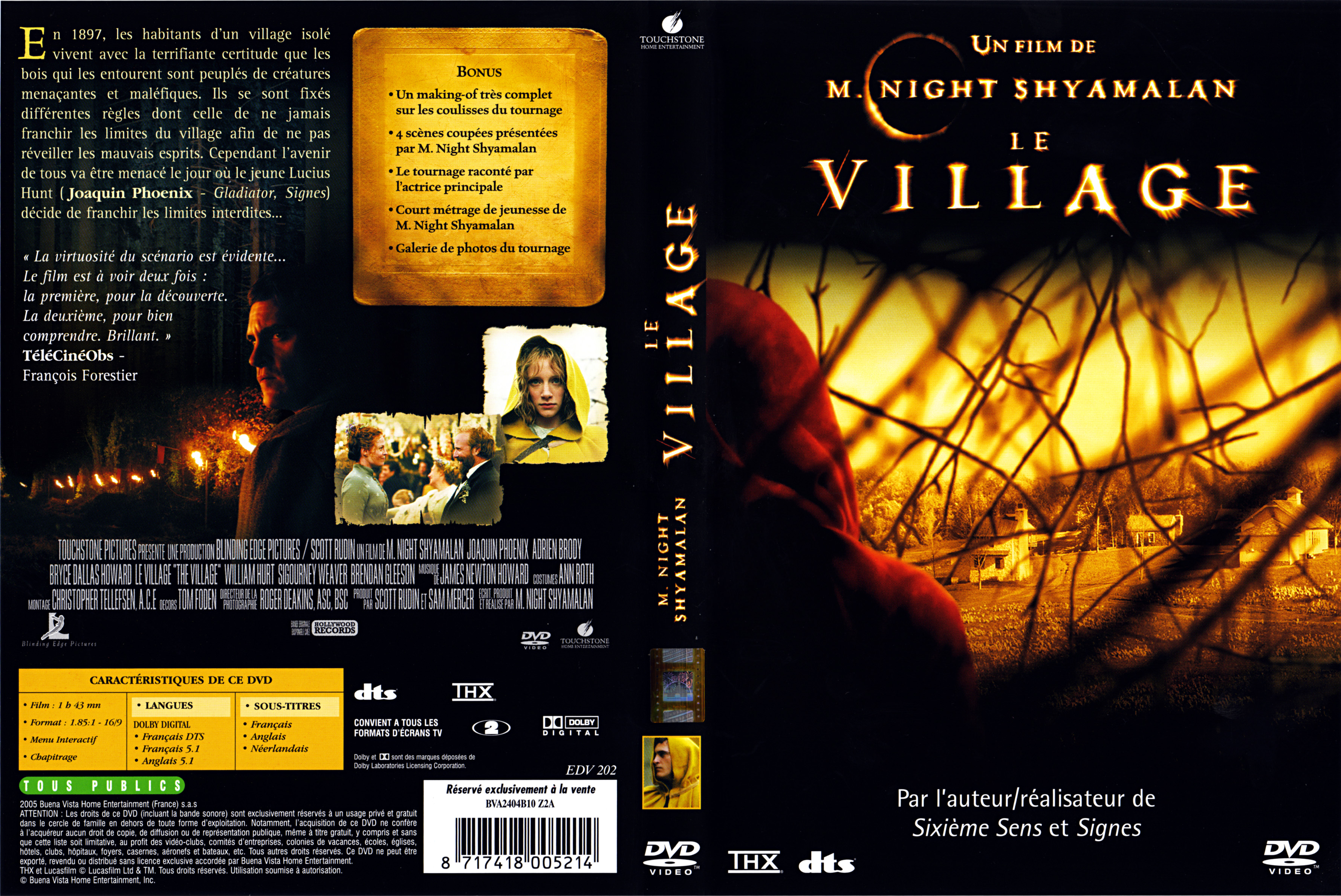Jaquette DVD Le village
