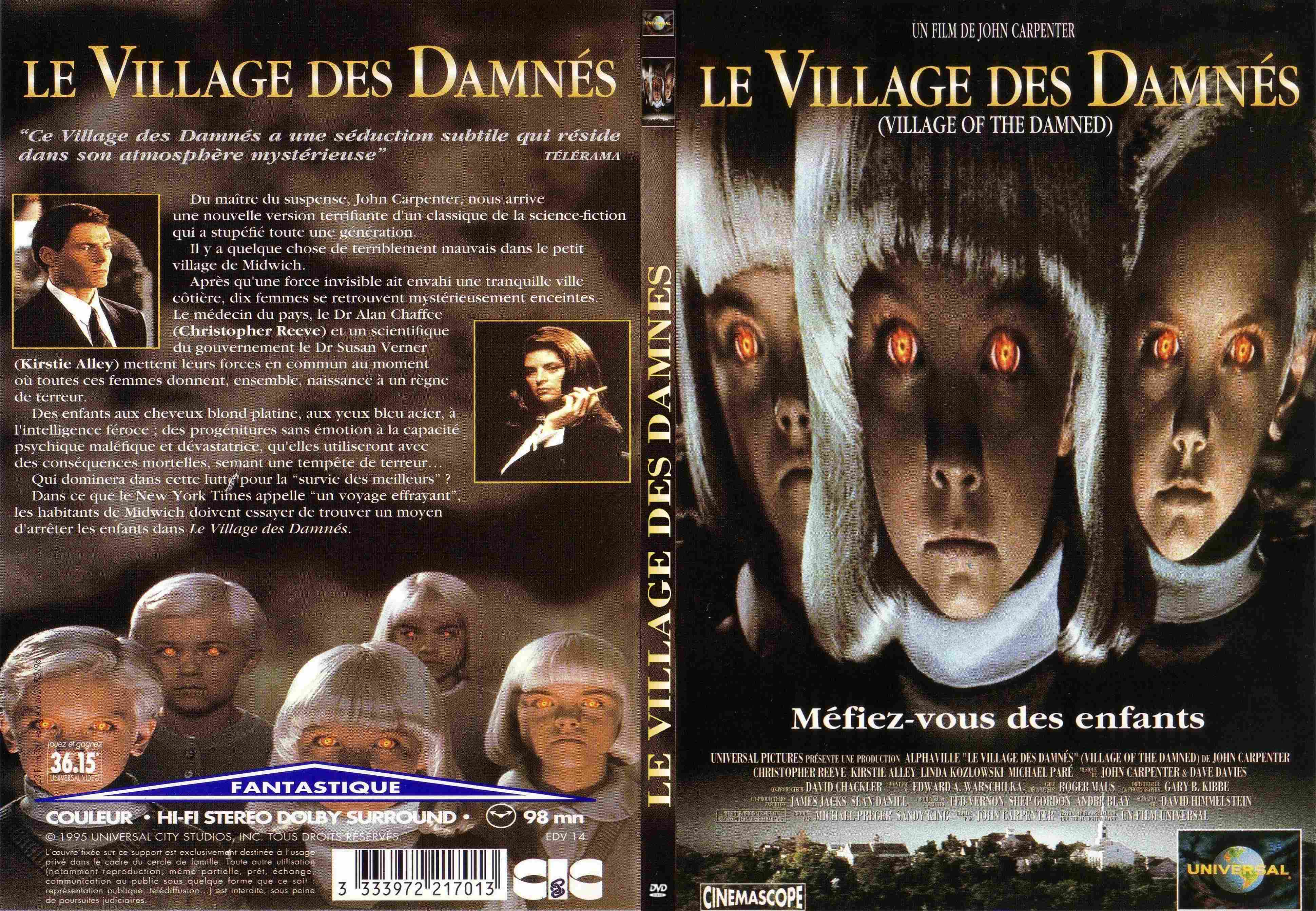 Jaquette DVD Le village des damns - SLIM