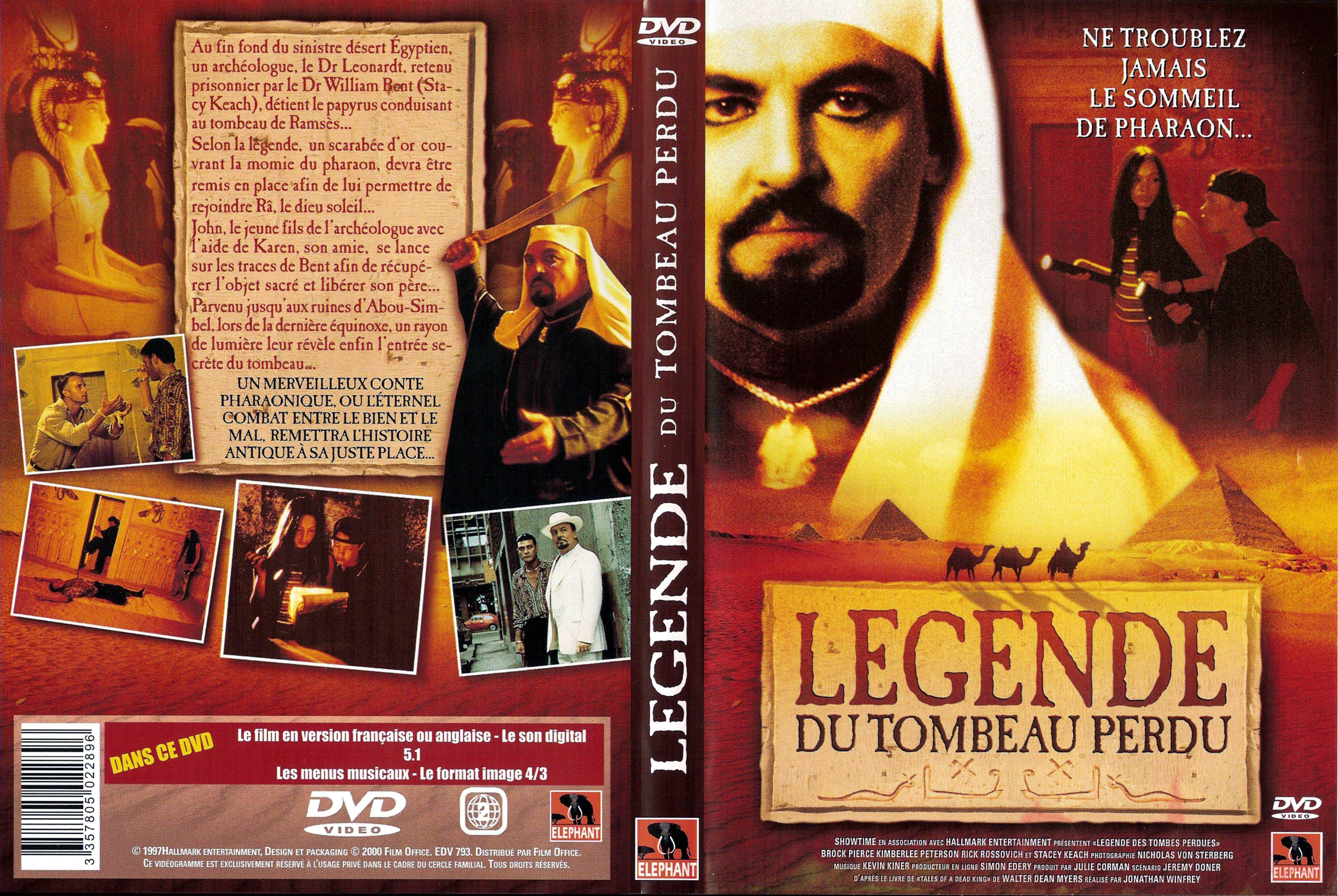 Jaquette DVD Lgende du tombeau perdu