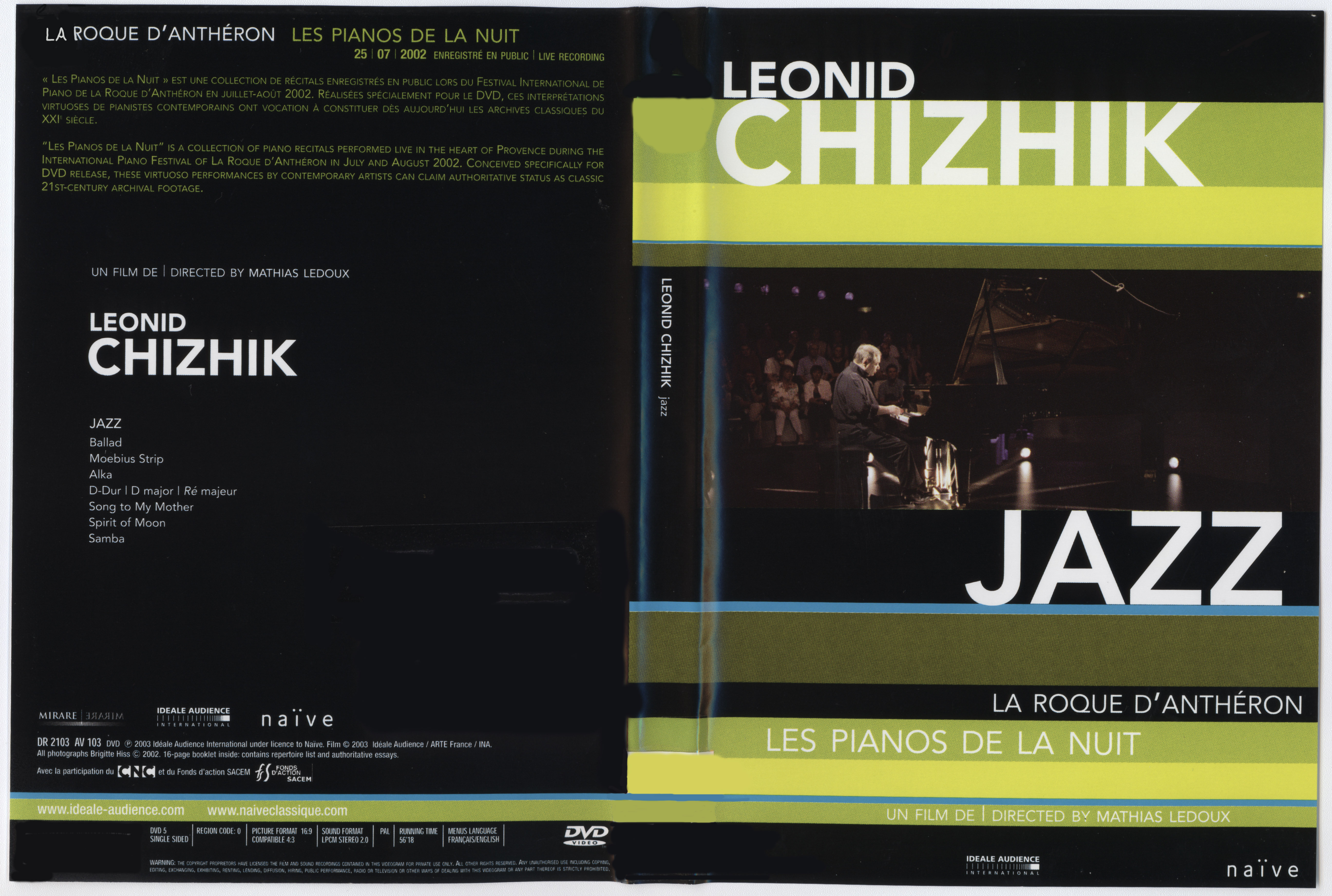 Jaquette DVD Leonid Chizhik
