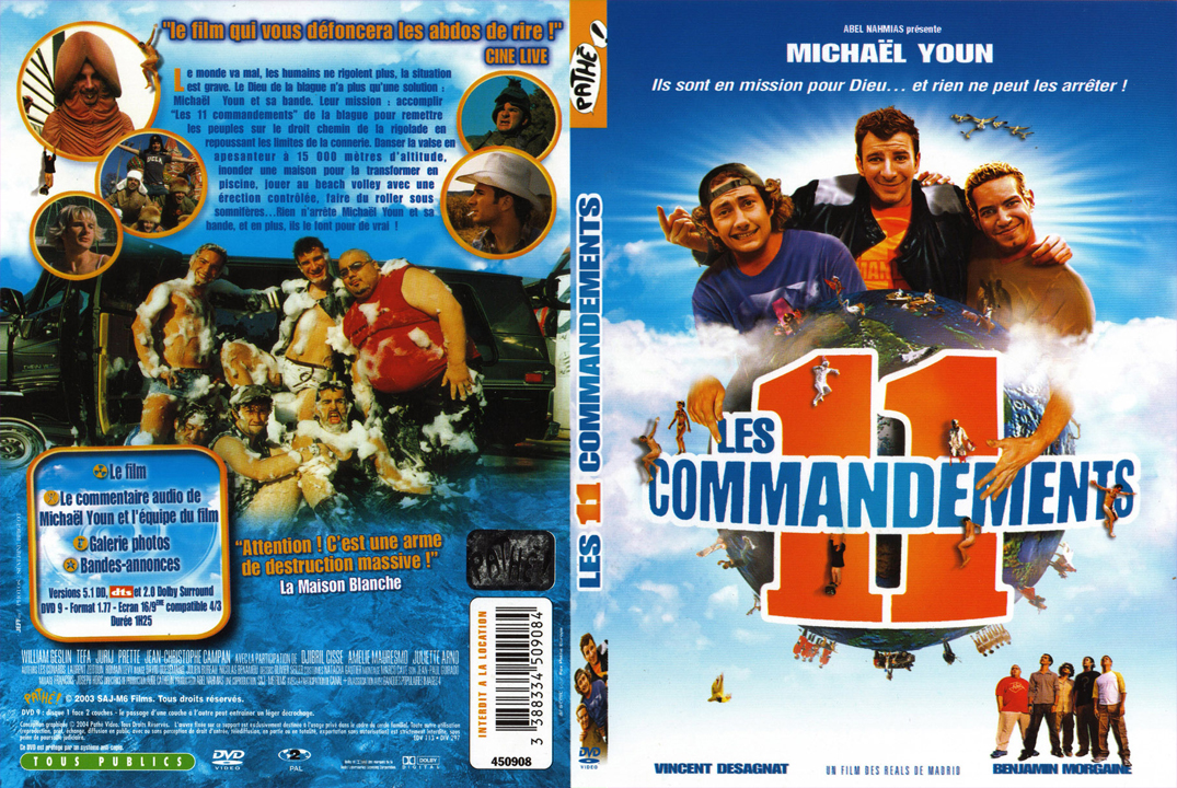 Jaquette DVD Les 11 commandements - SLIM