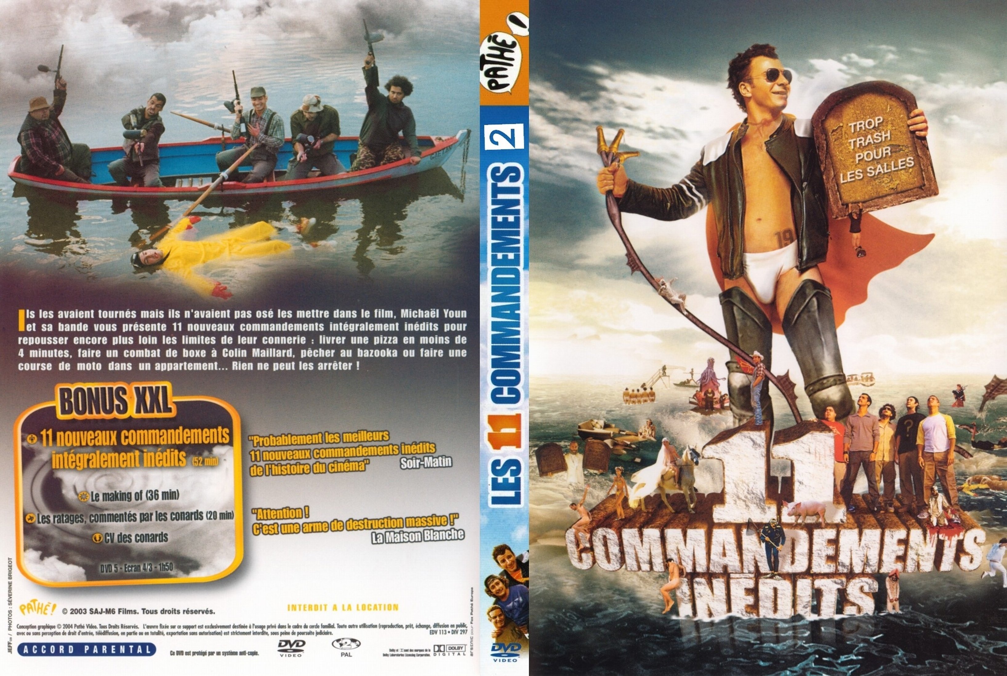 Jaquette DVD Les 11 commandements indits