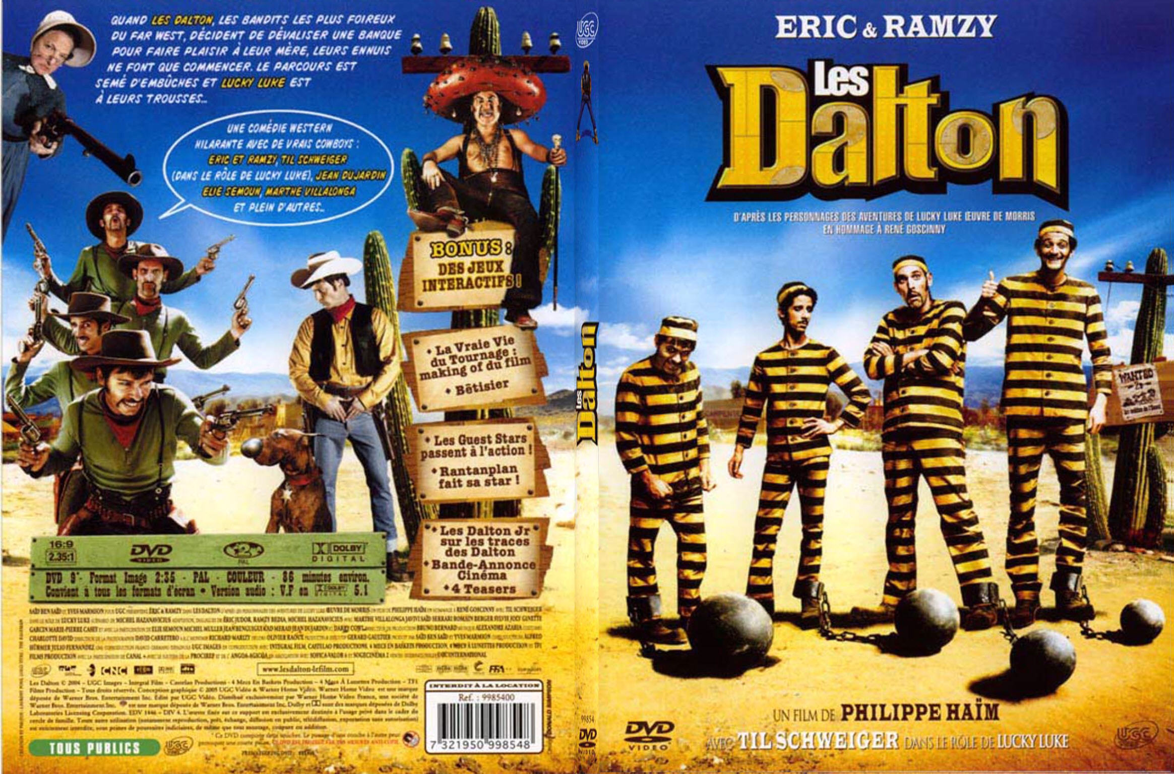Jaquette DVD Les Dalton - SLIM