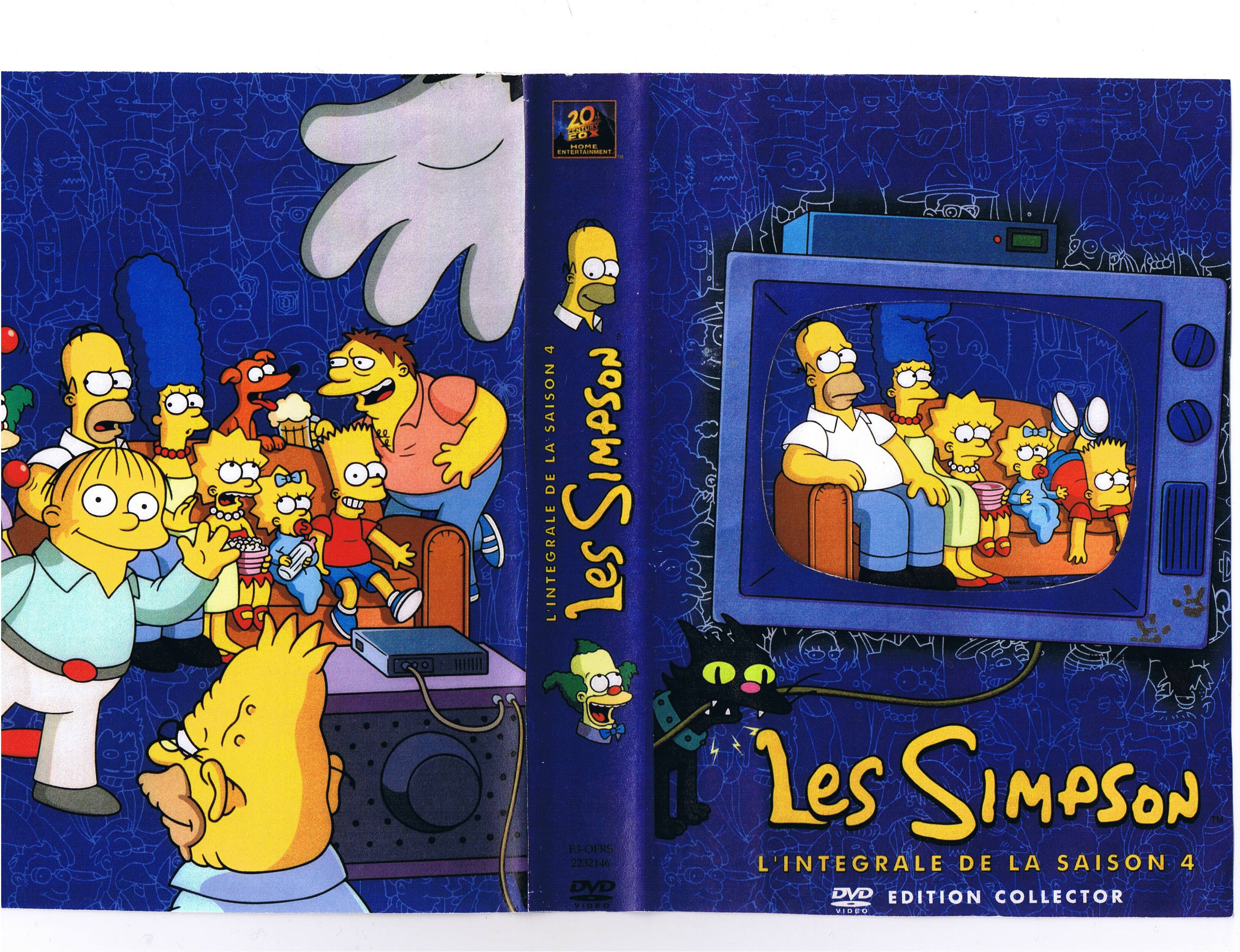 Jaquette DVD Les Simpsons Saison 4