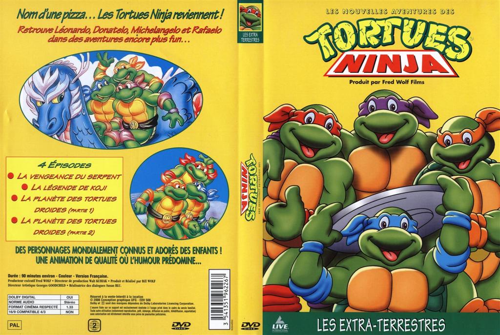 Jaquette DVD Les Tortues Ninja - Les Extra-Terrestres