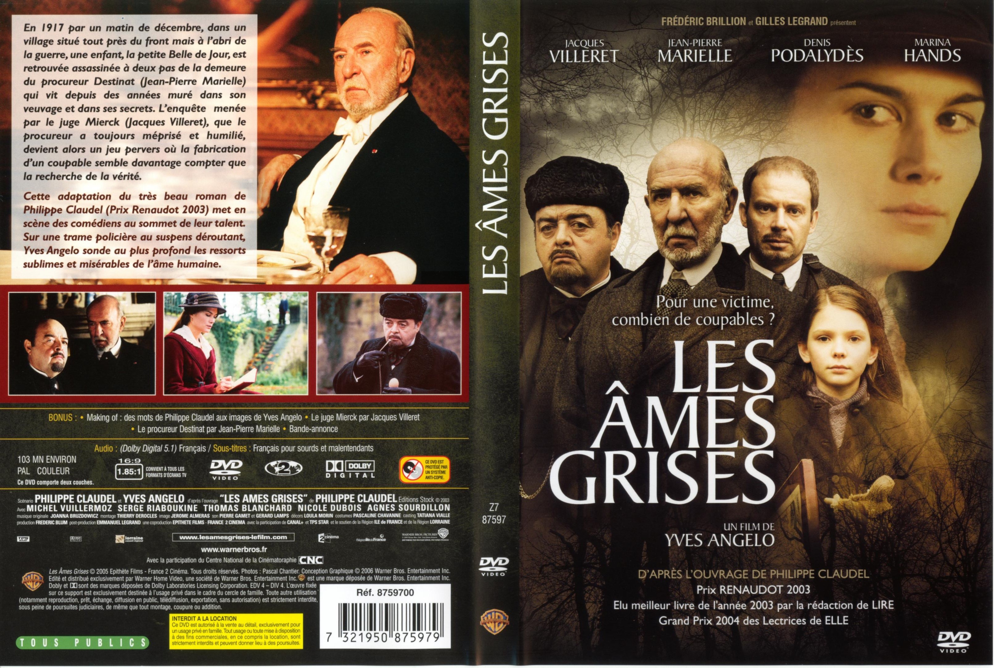 Jaquette DVD Les ames grises v2
