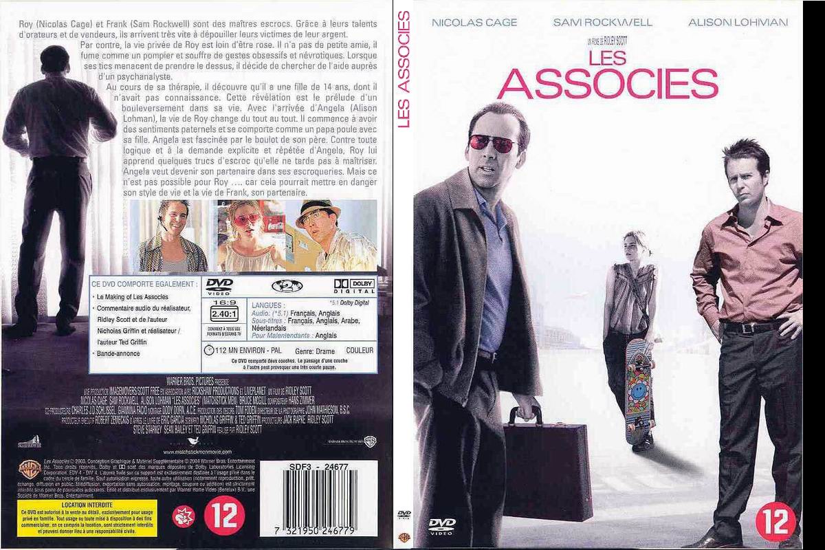 Jaquette DVD Les associs - SLIM v2