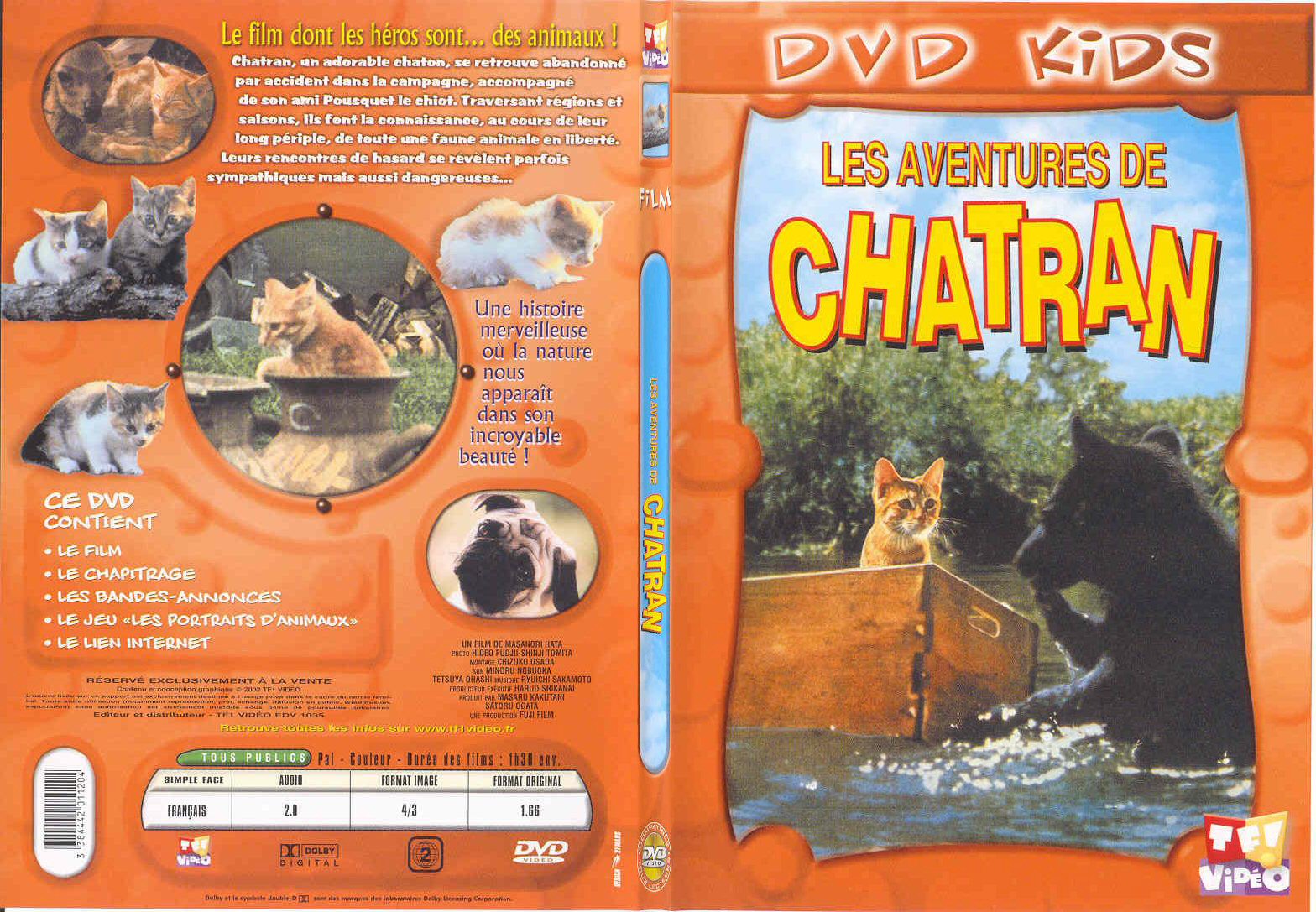 Jaquette DVD Les aventures de Chatran - SLIM