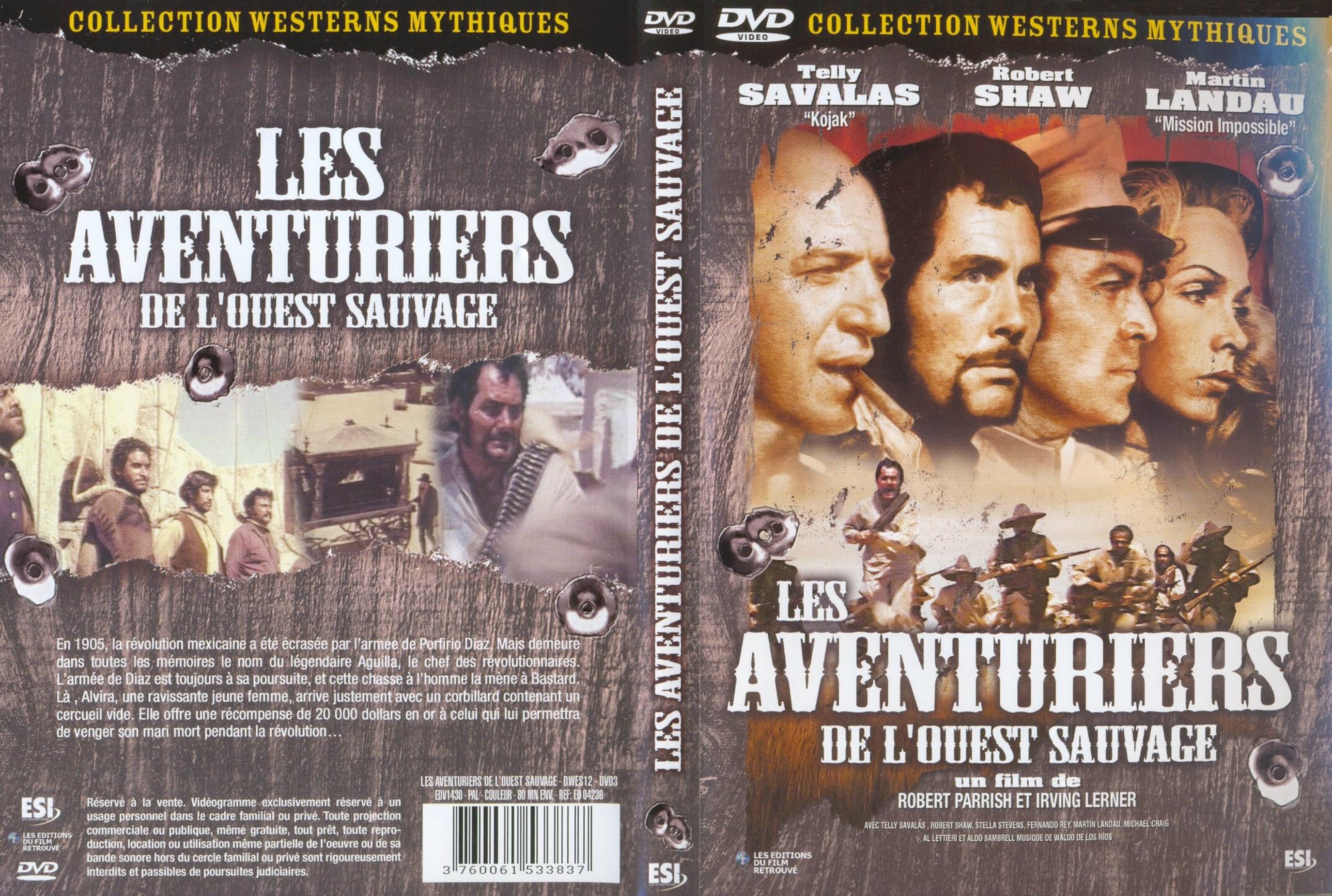 Jaquette DVD Les aventuriers de l