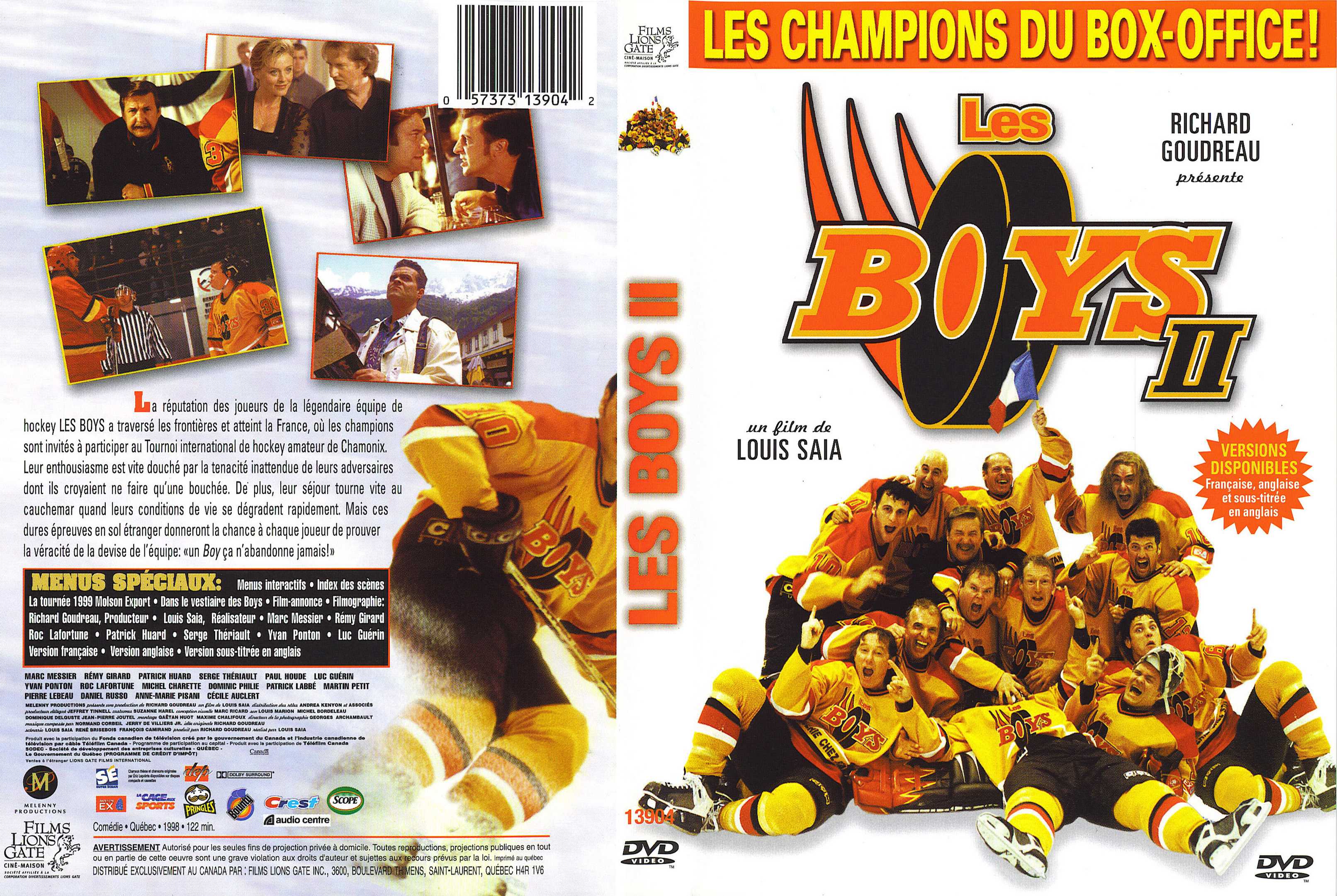 Jaquette DVD Les boys 2