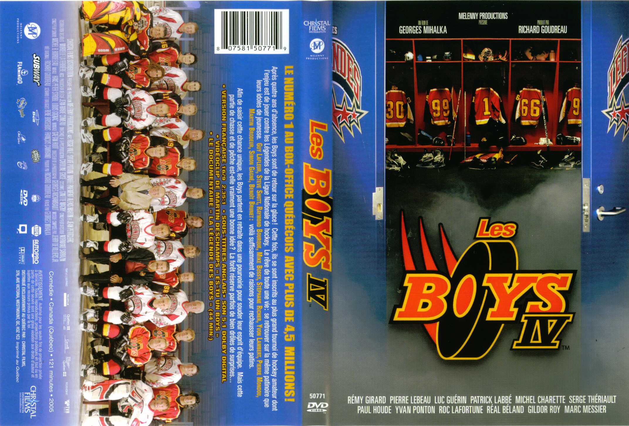 Jaquette DVD Les boys 4