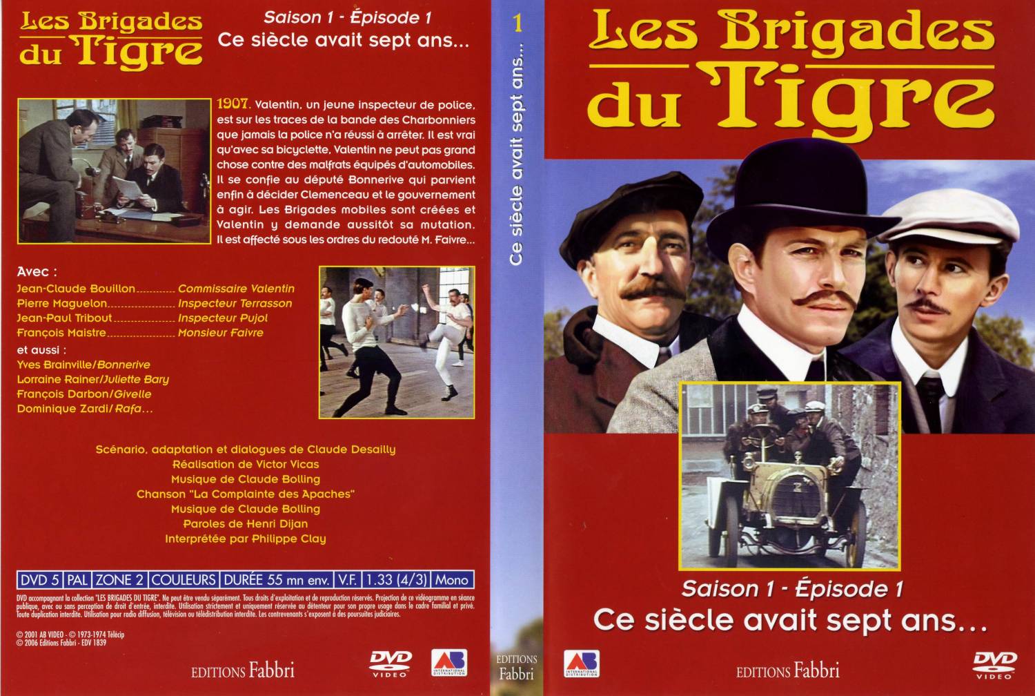 Jaquette DVD Les brigades du tigre saison 1 pisode 1
