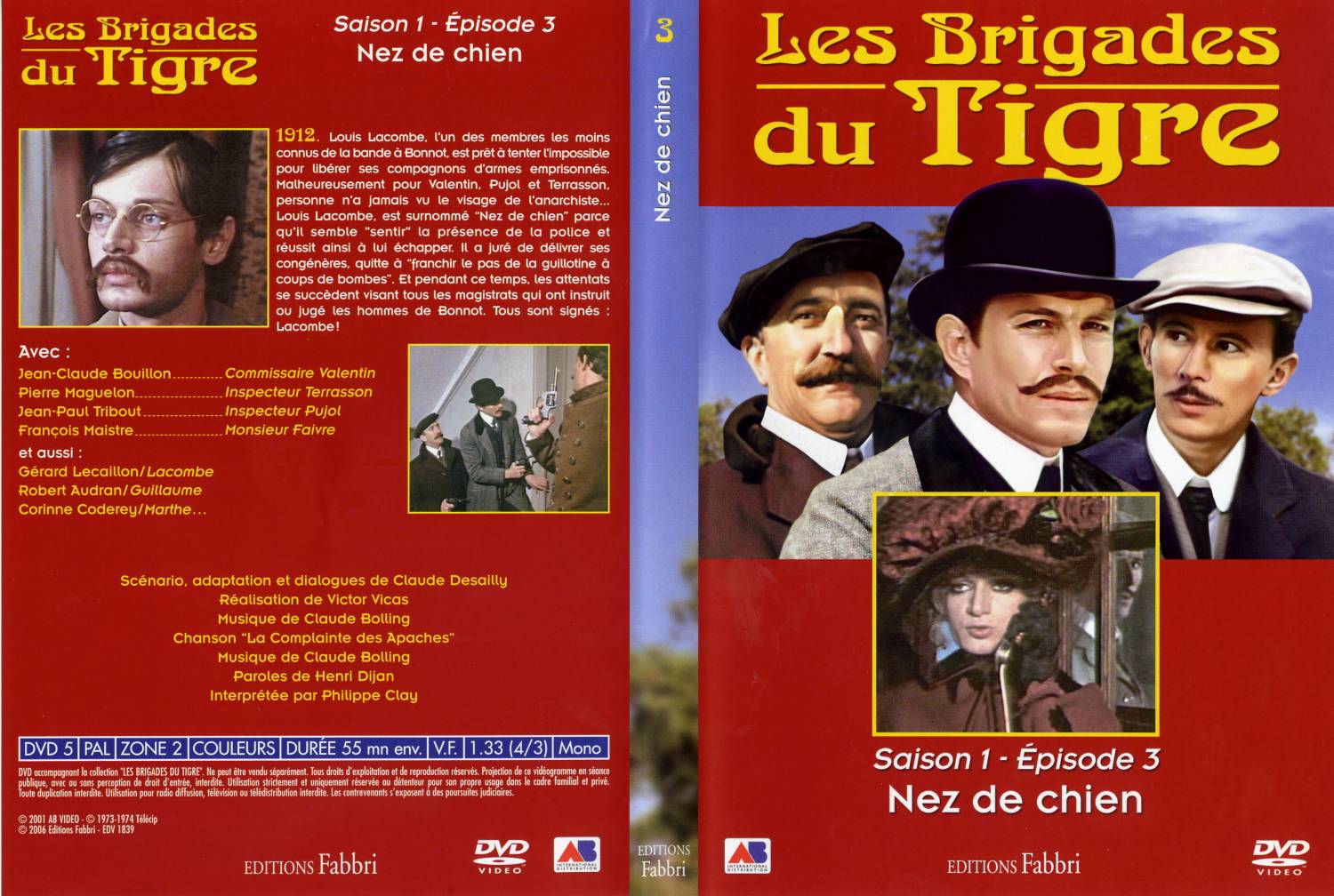 Jaquette DVD Les brigades du tigre saison 1 pisode 3