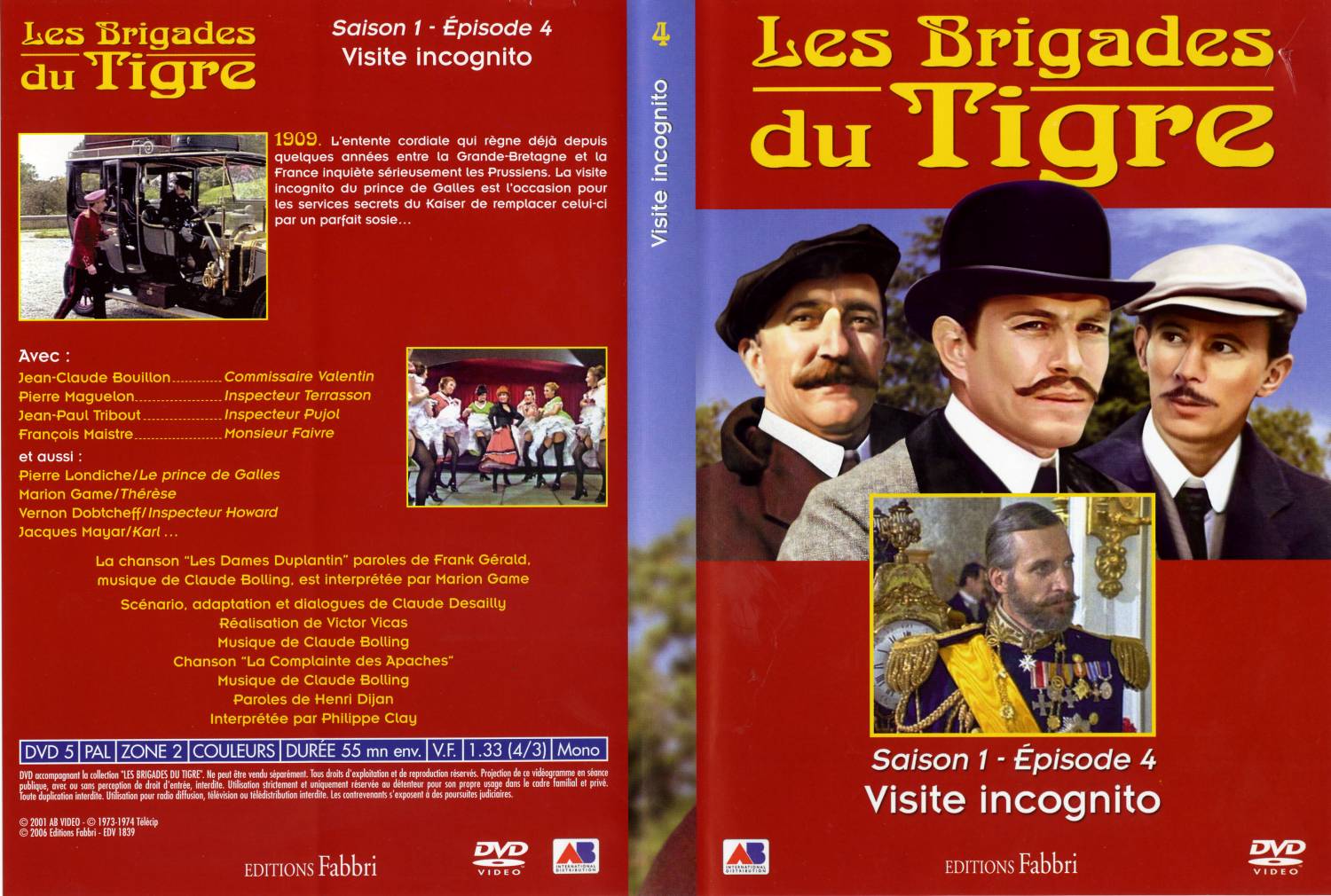 Jaquette DVD Les brigades du tigre saison 1 pisode 4