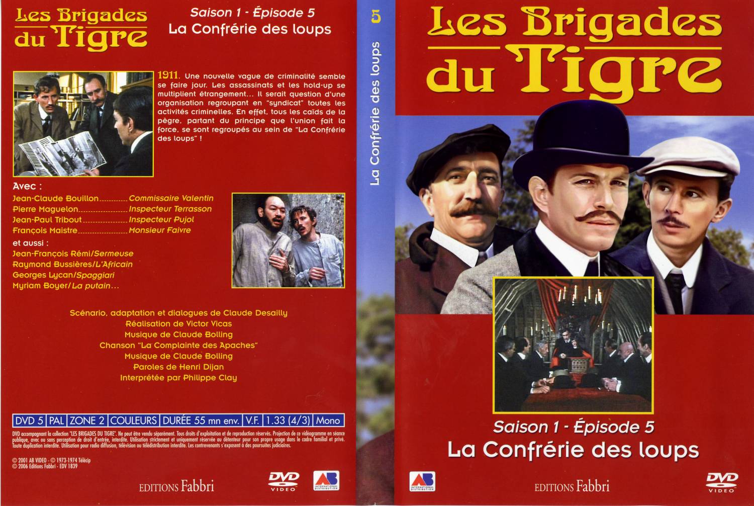 Jaquette DVD Les brigades du tigre saison 1 pisode 5