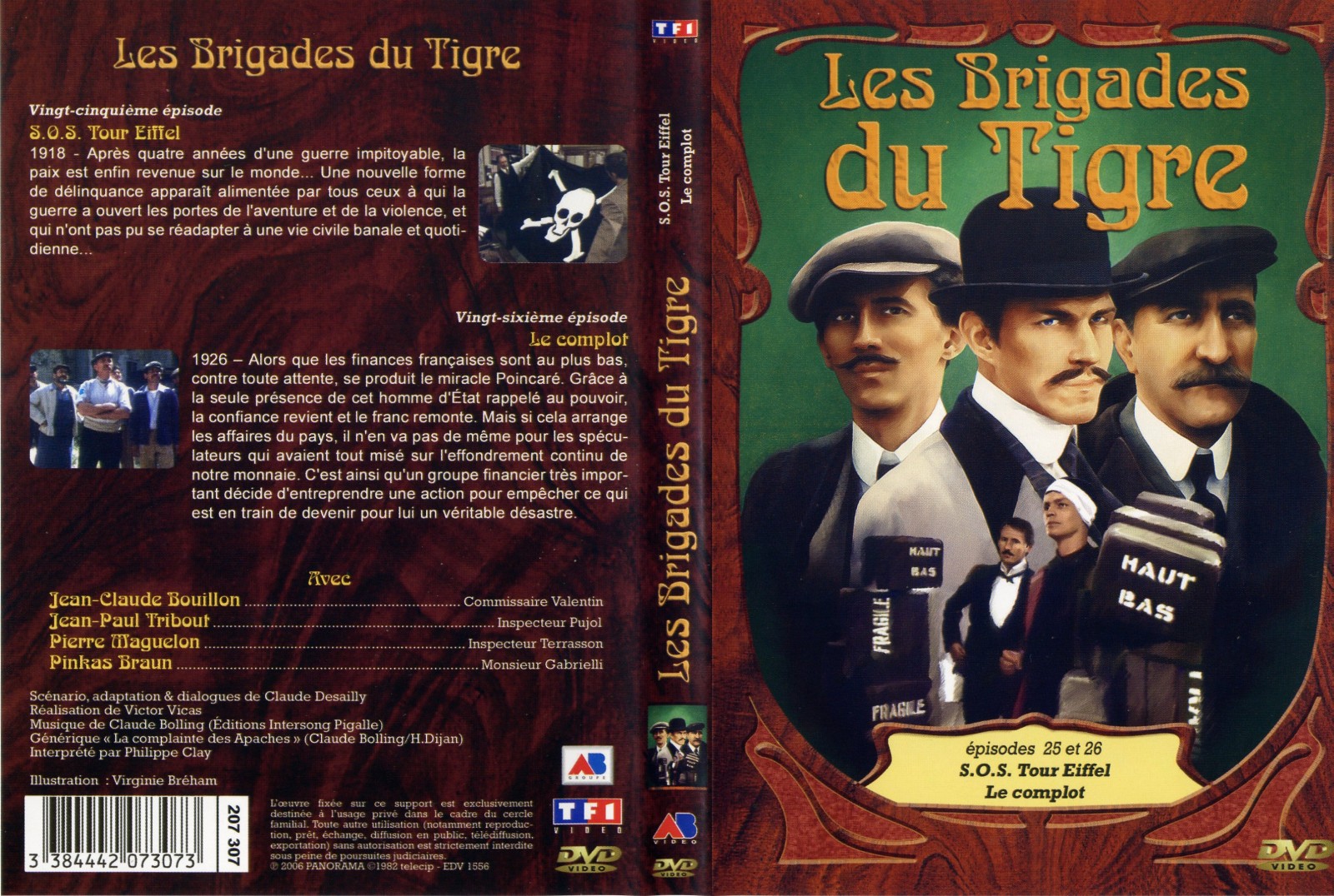 Jaquette DVD Les brigades du tigre vol 13