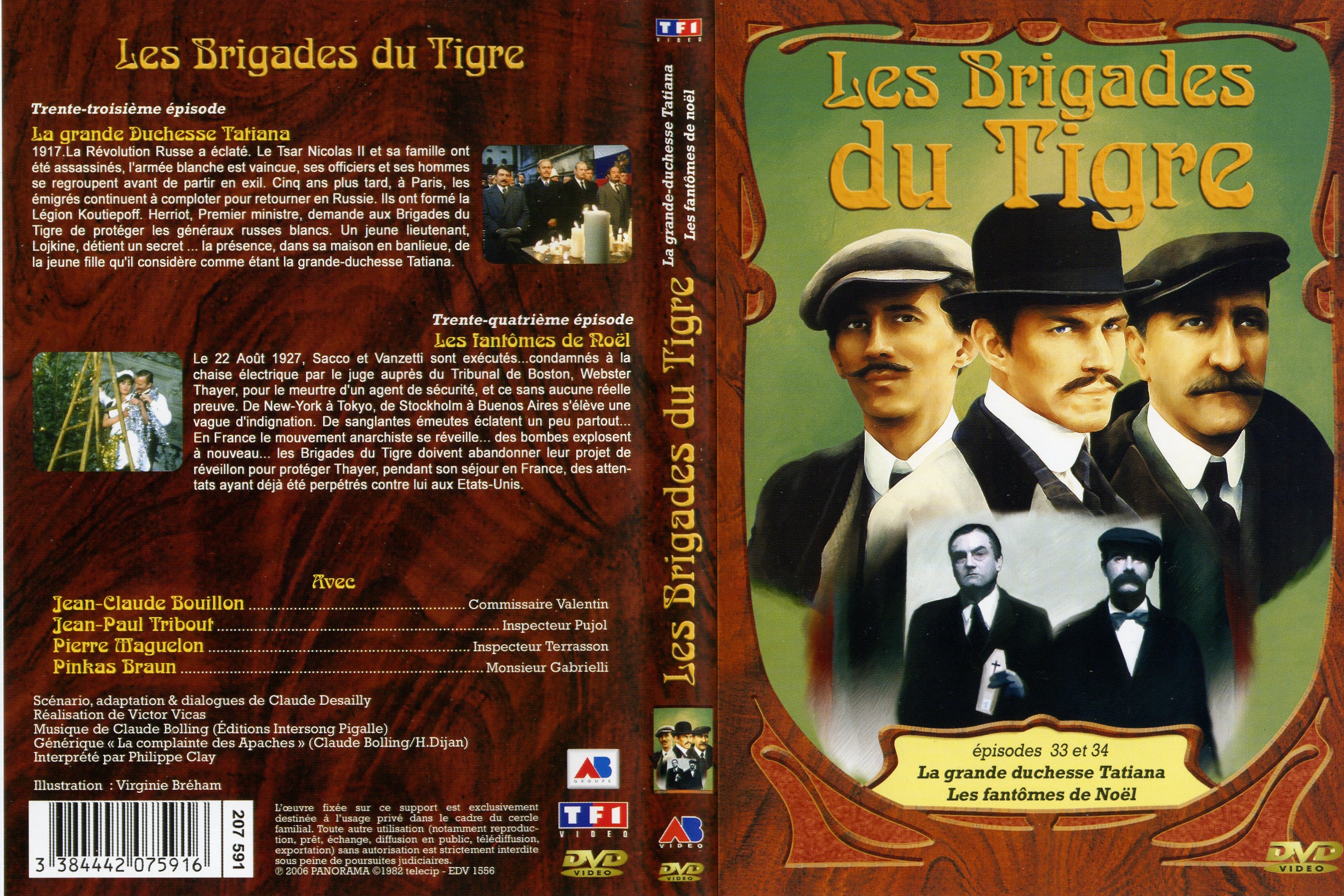 Jaquette DVD Les brigades du tigre vol 17