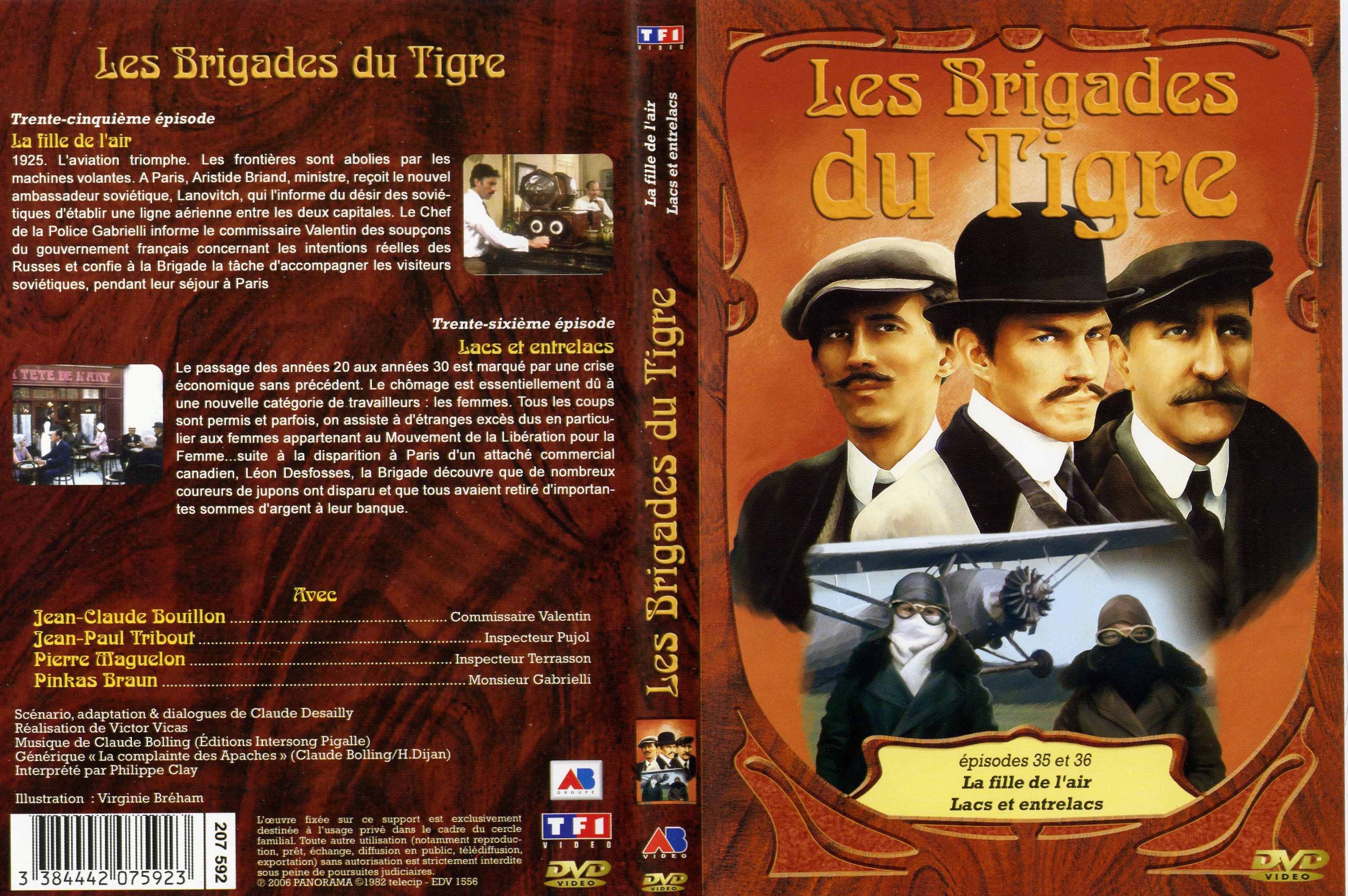 Jaquette DVD Les brigades du tigre vol 18