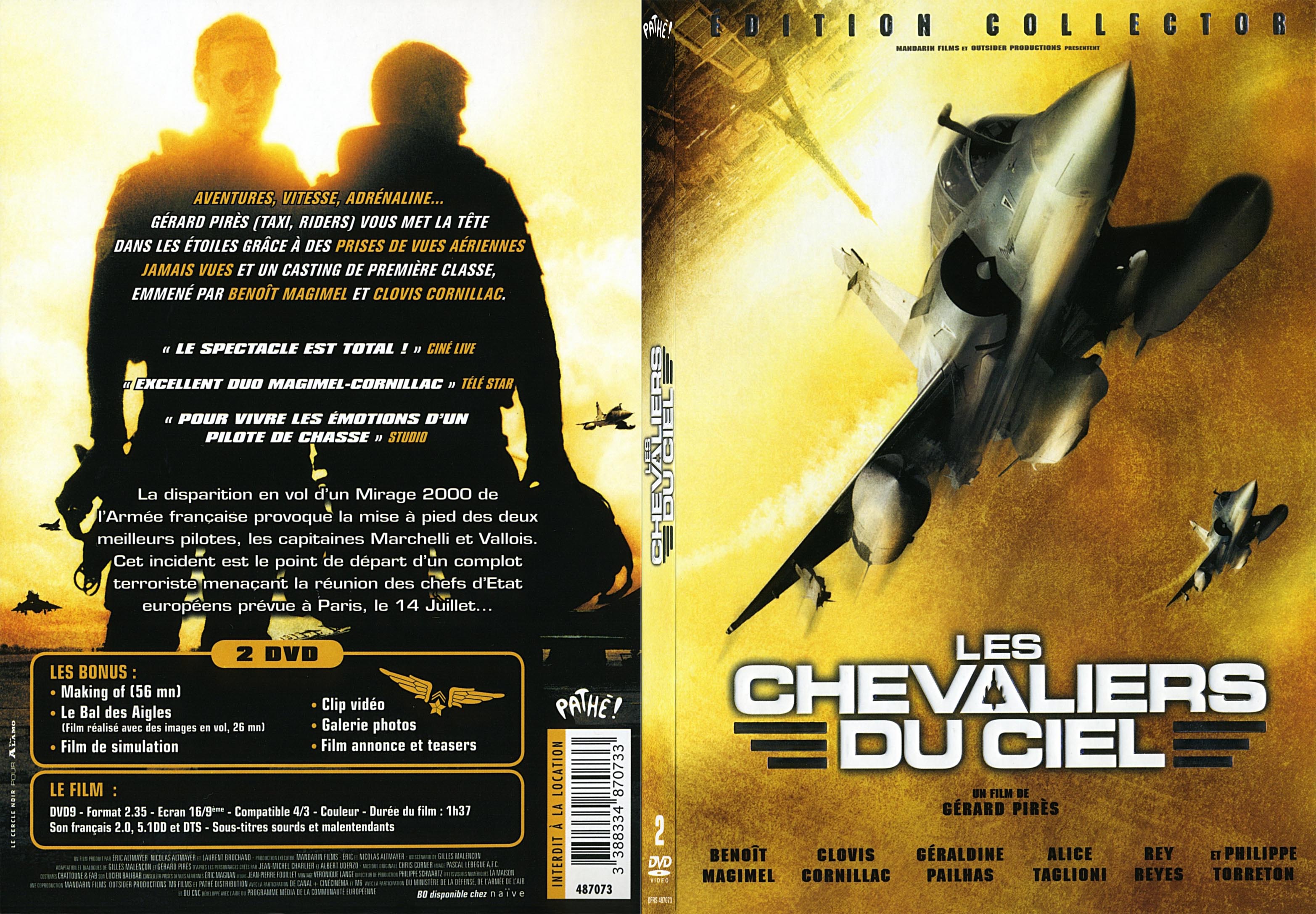 Jaquette DVD Les chevaliers du ciel - SLIM