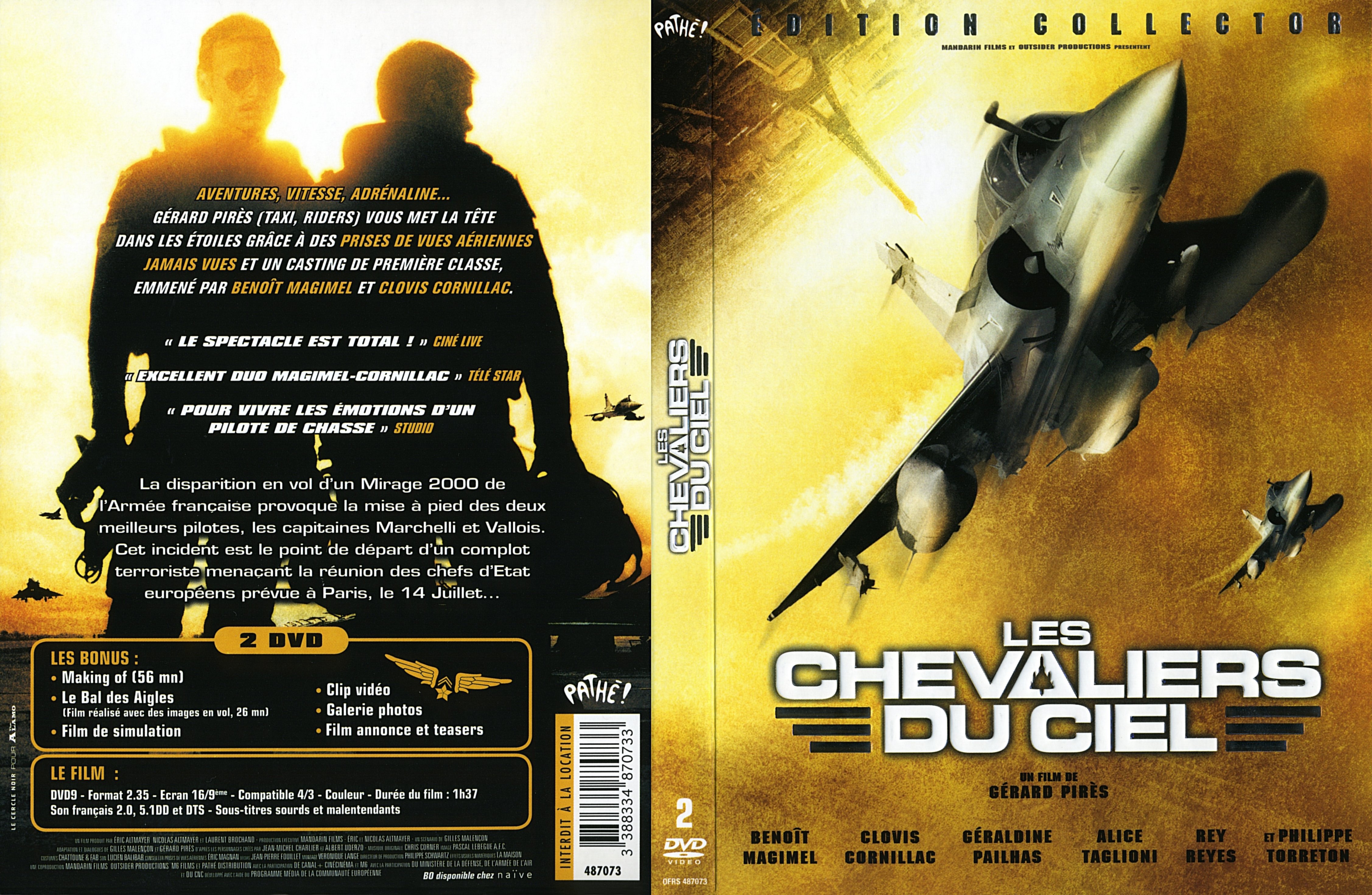 Jaquette DVD Les chevaliers du ciel v2