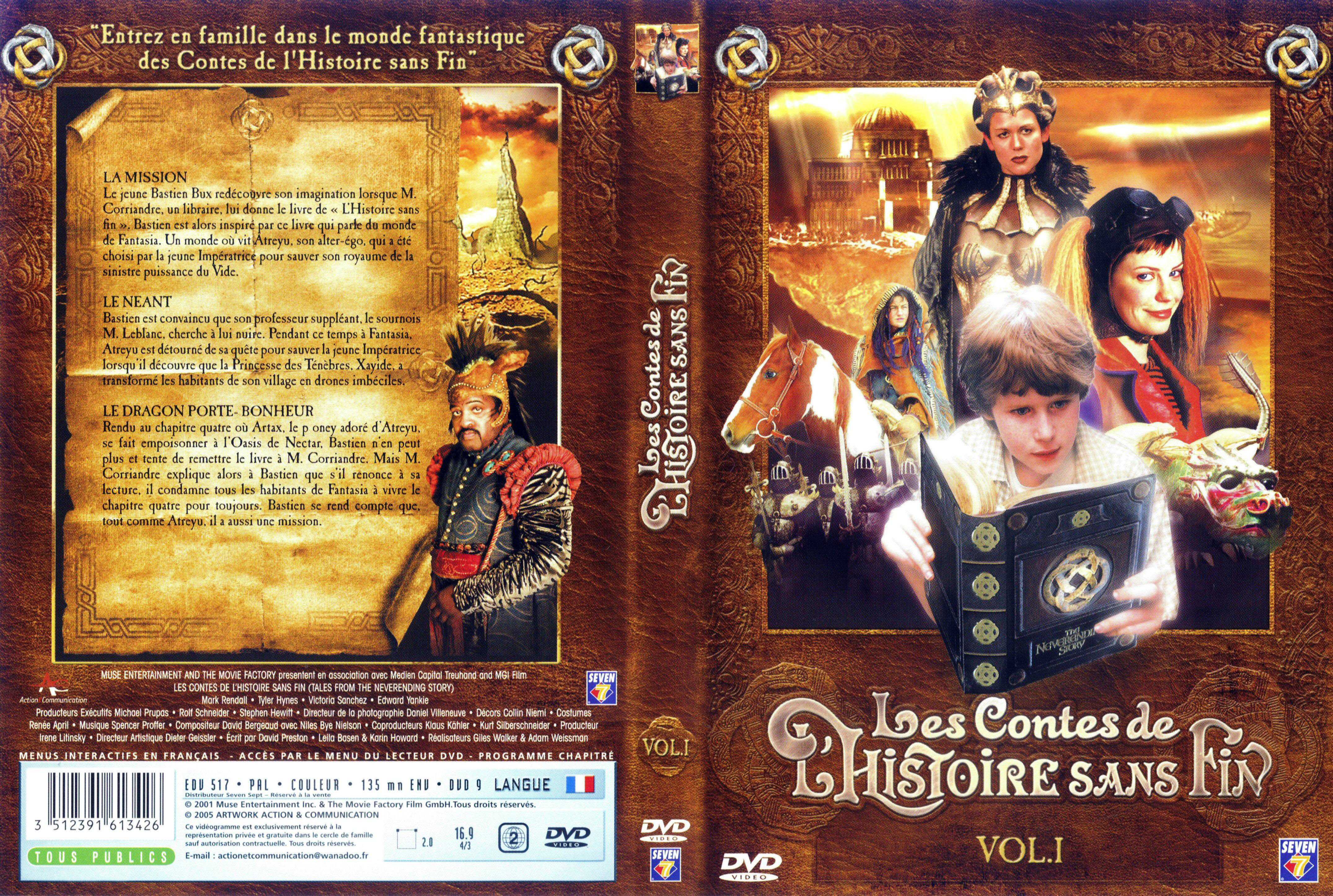 Jaquette DVD Les contes de l