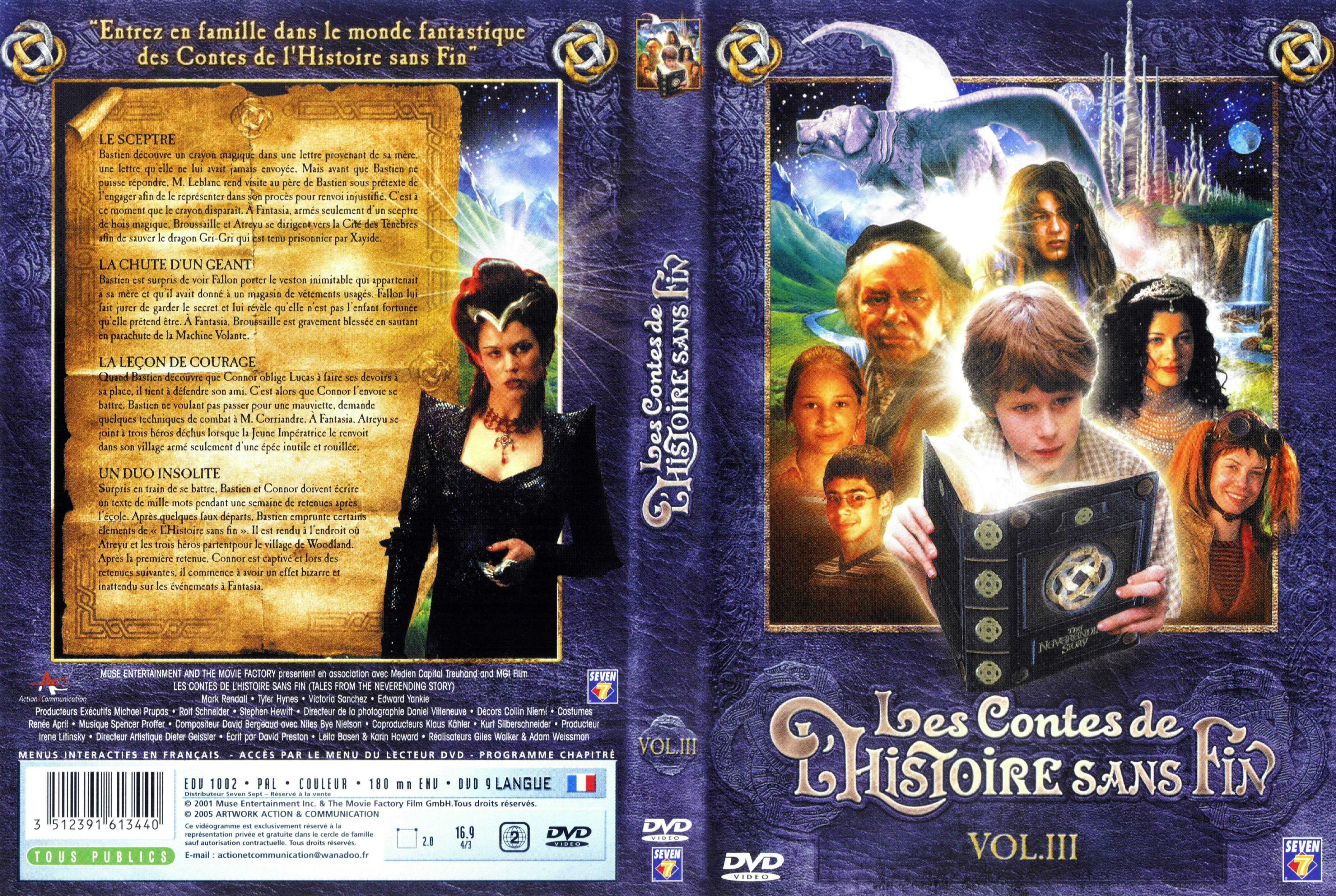 Jaquette DVD Les contes de l