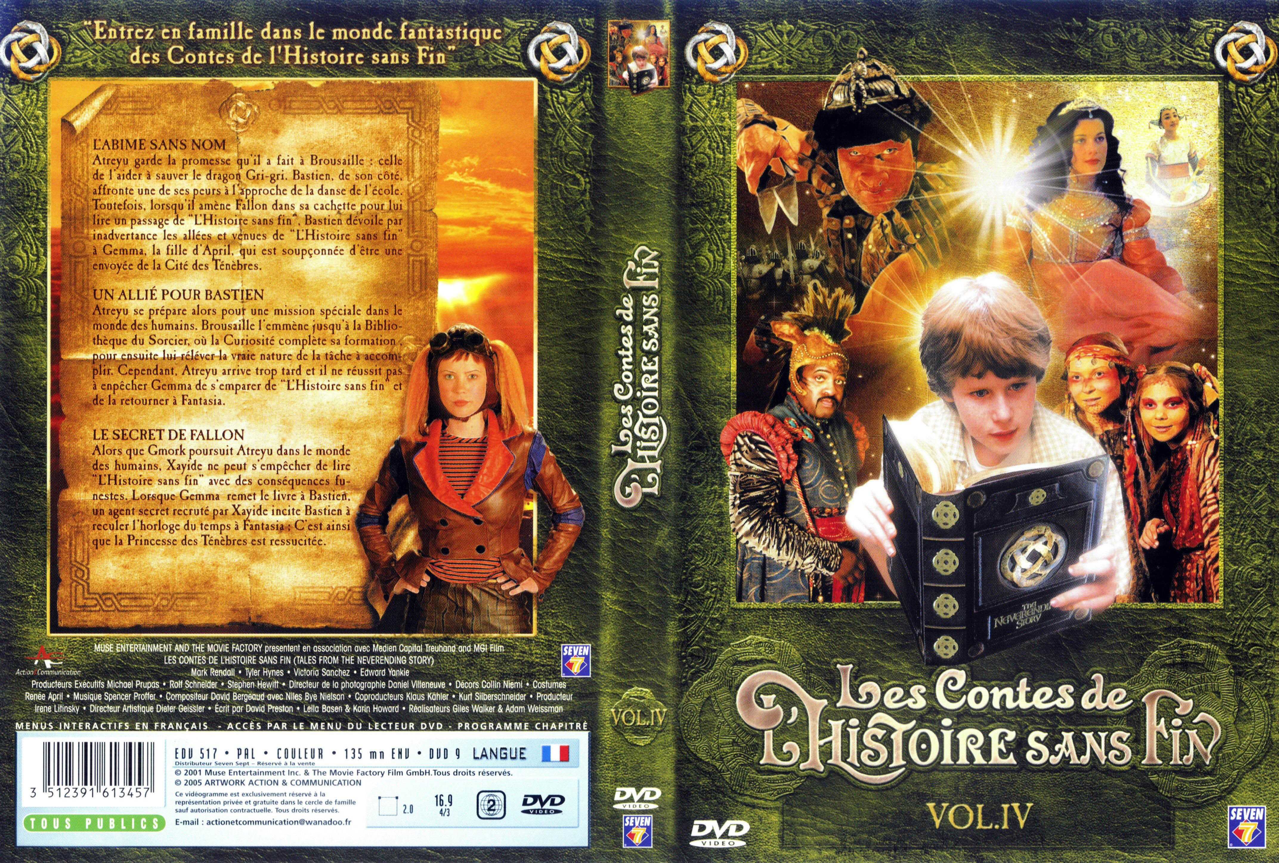 Jaquette DVD Les contes de l