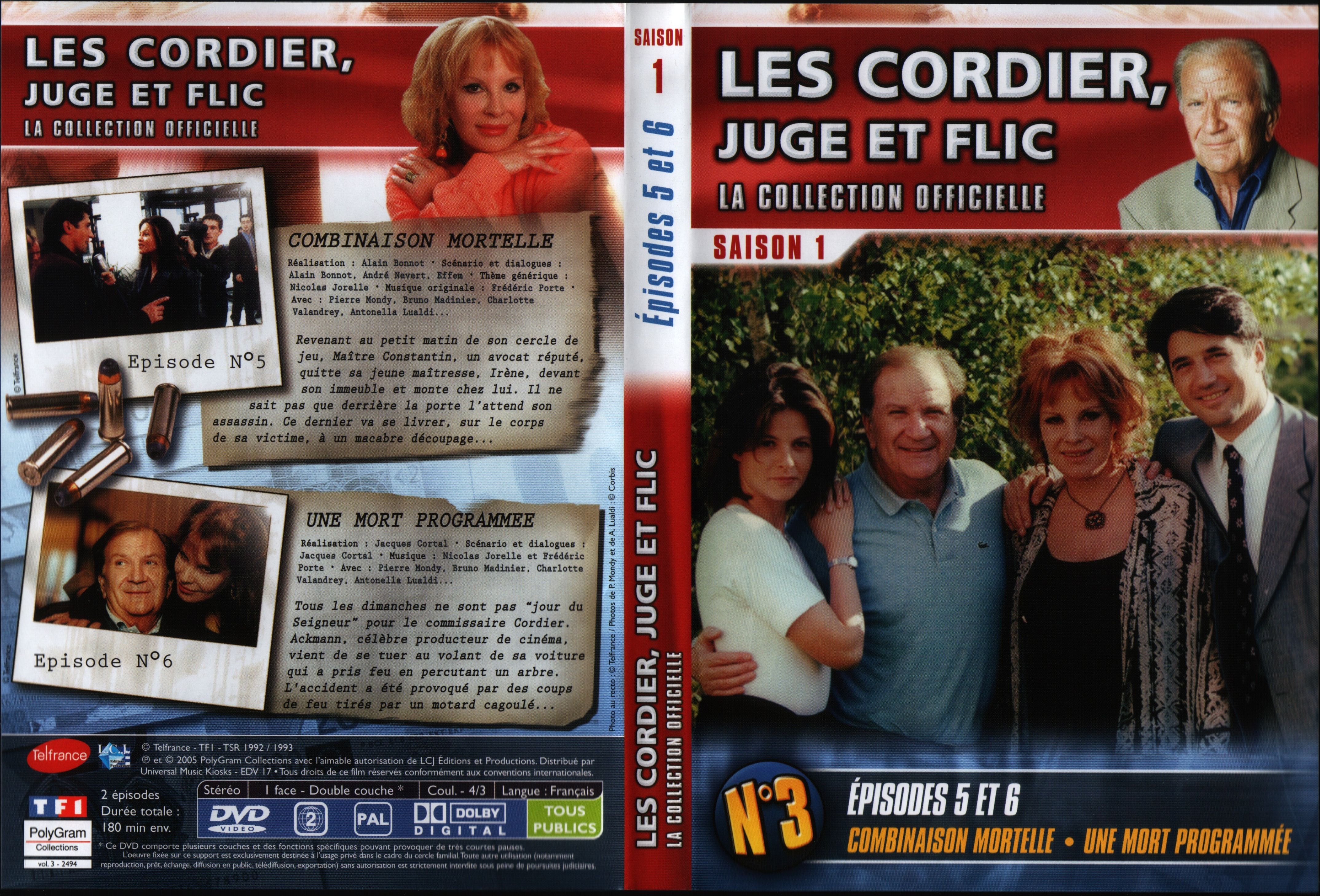 Jaquette DVD Les cordier juge et flic Saison 1 vol 3