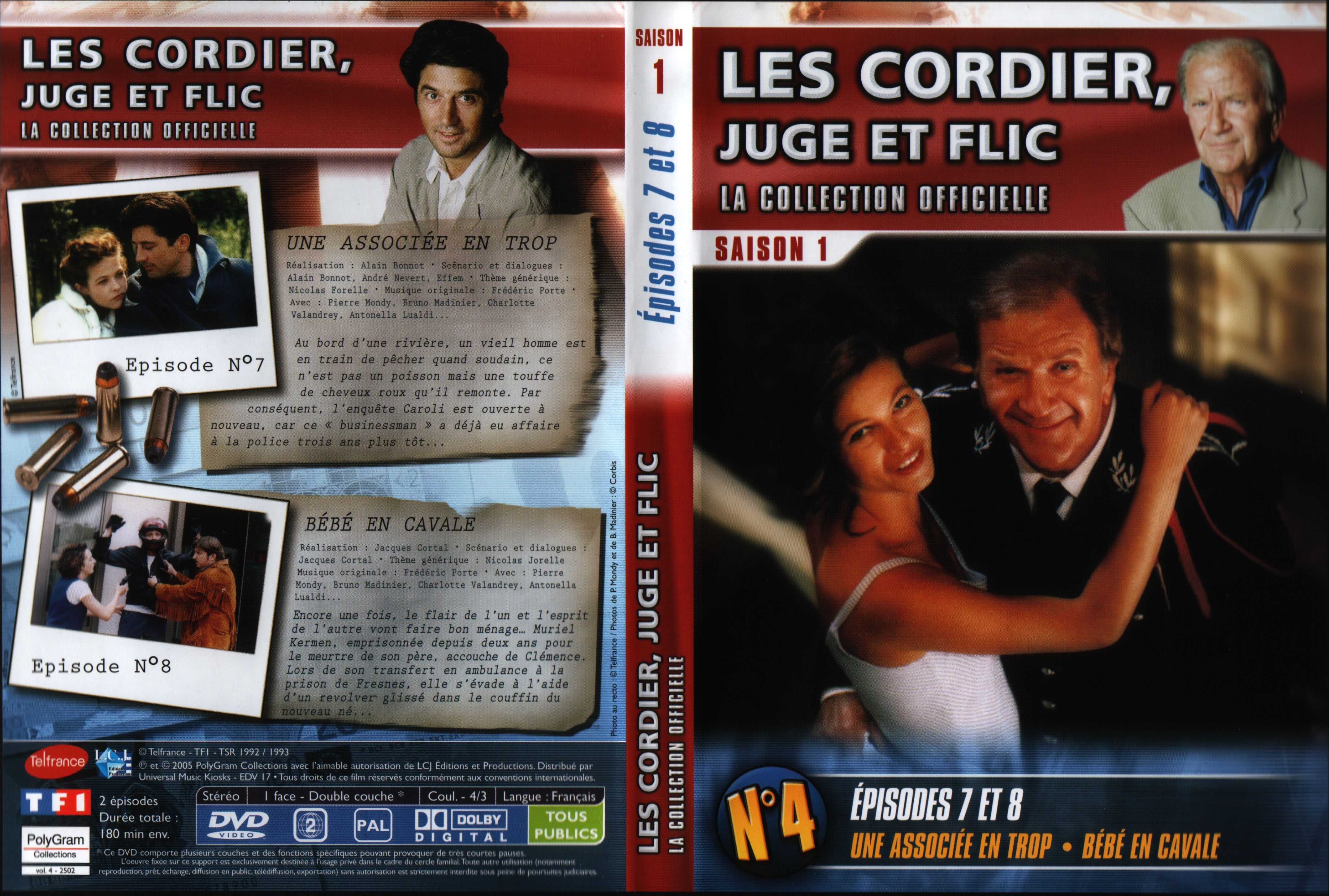 Jaquette DVD Les cordier juge et flic Saison 1 vol 4