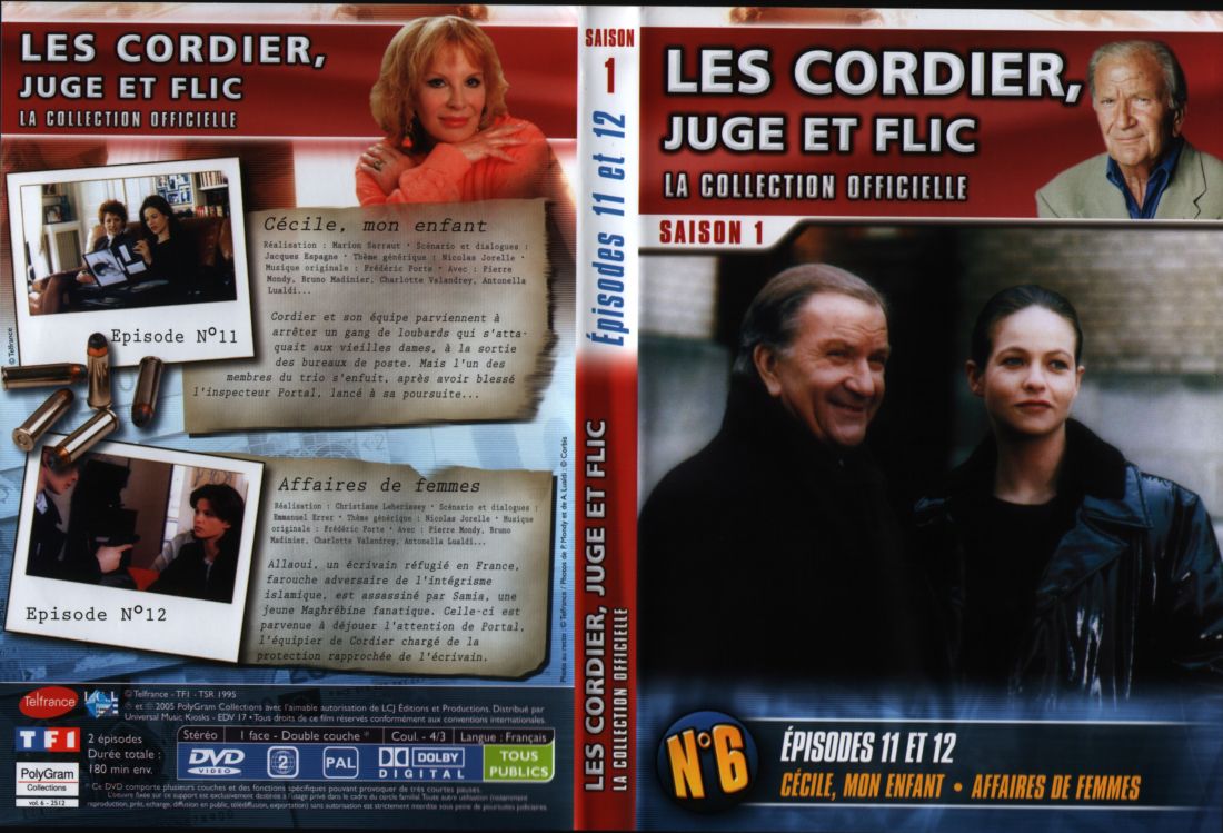 Jaquette DVD Les cordier juge et flic Saison 1 vol 6