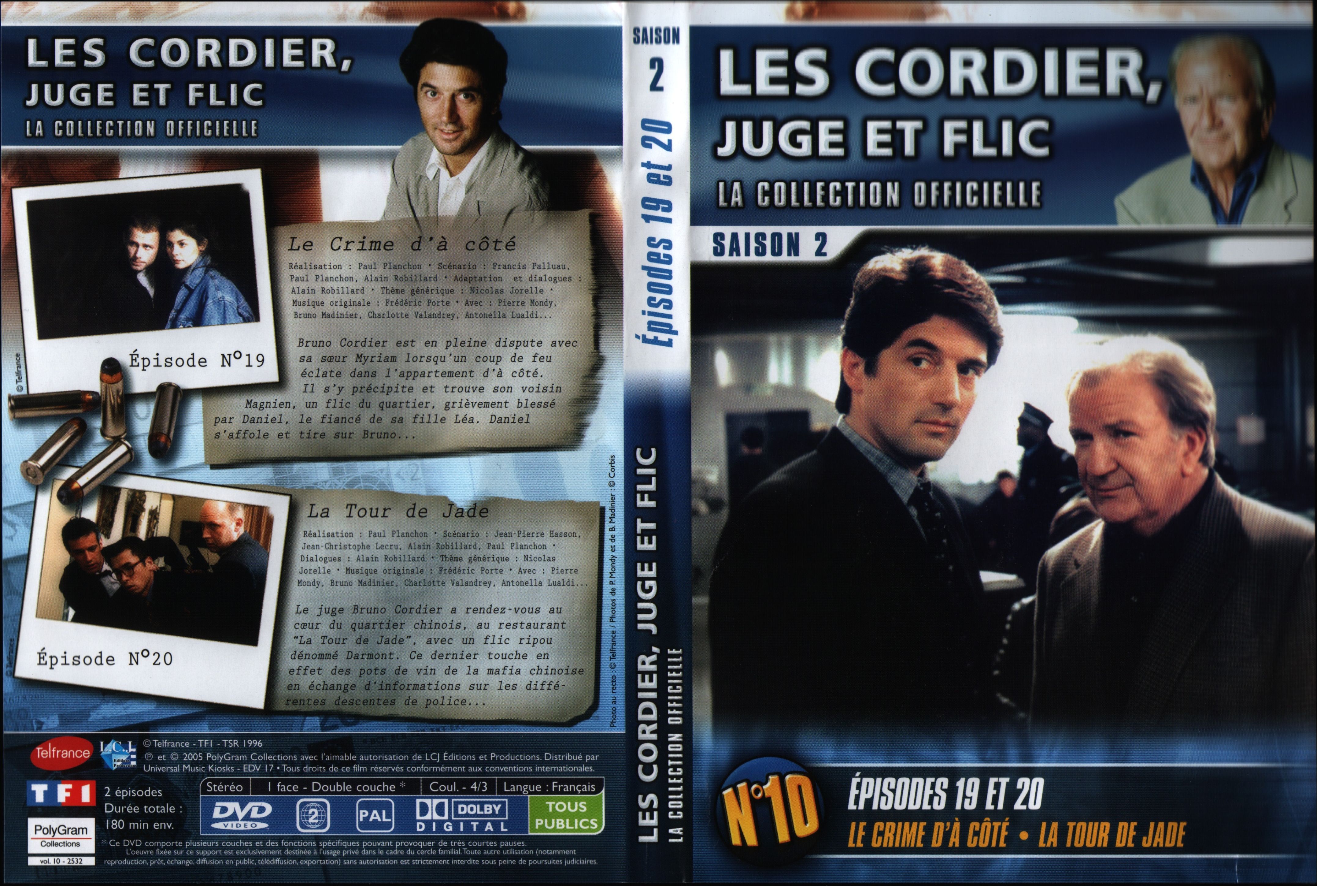 Jaquette DVD Les cordier juge et flic Saison 2 vol 10