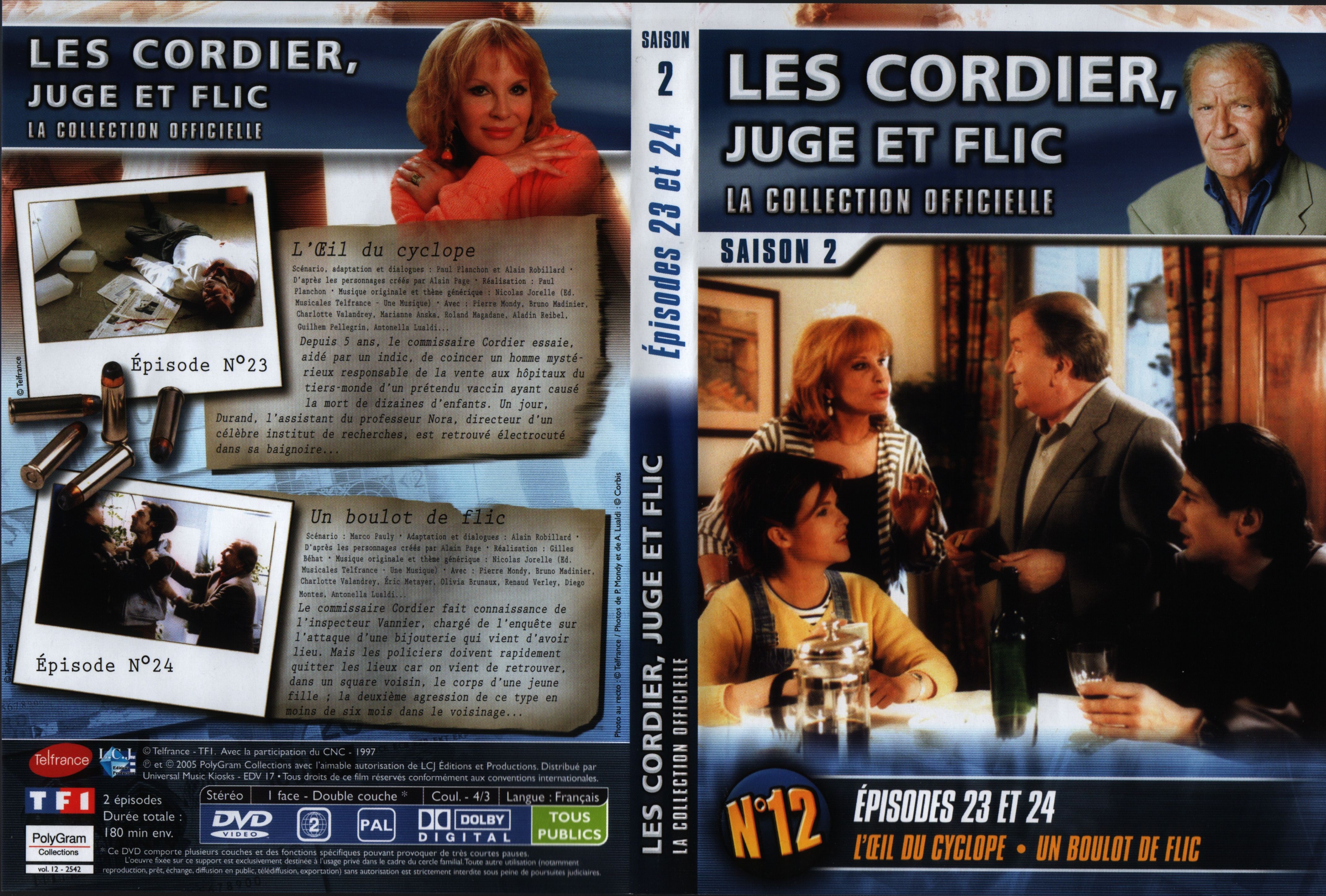 Jaquette DVD Les cordier juge et flic Saison 2 vol 12